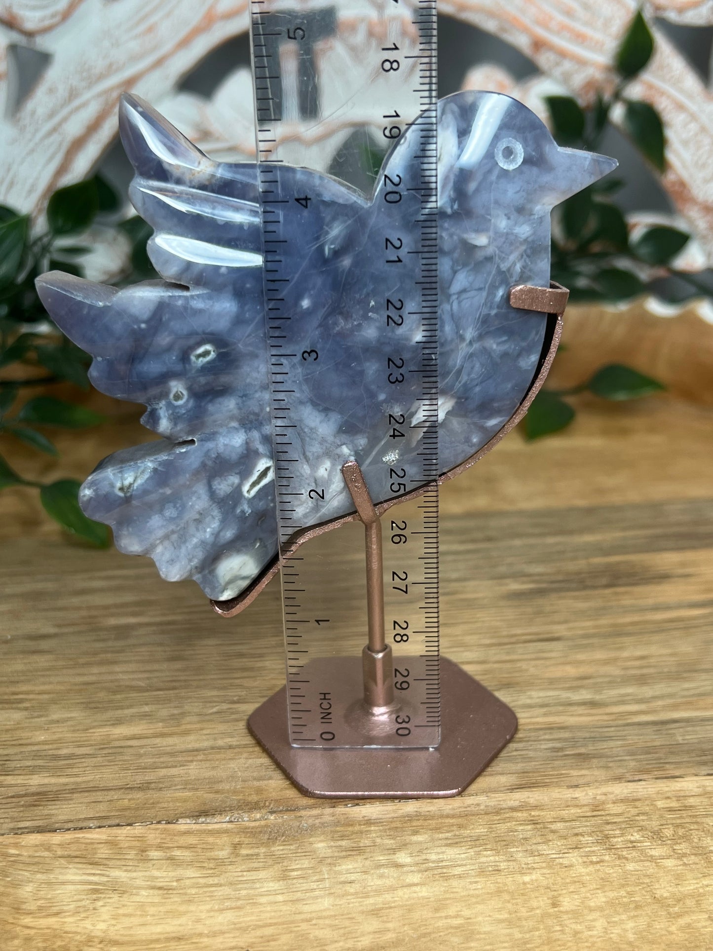 Purple Chalcedony Bird