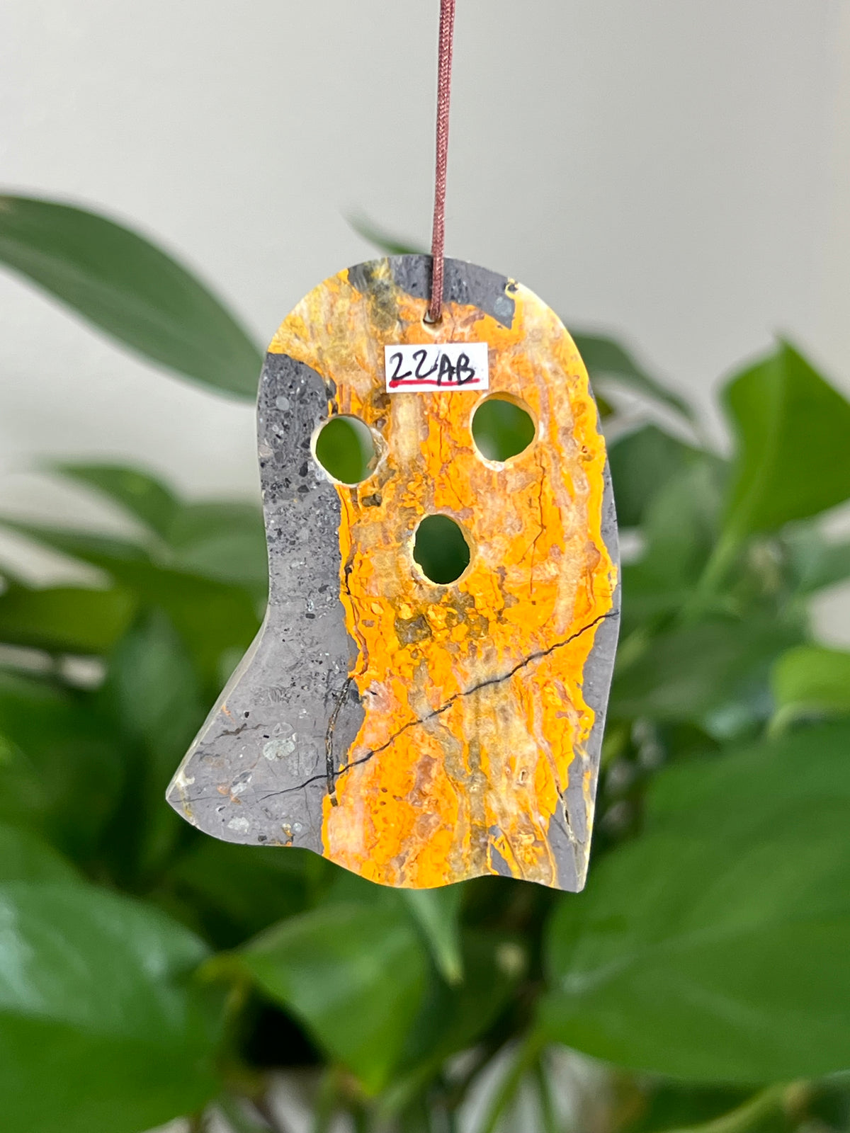Bumblebee Jasper Ghost Ornaments
