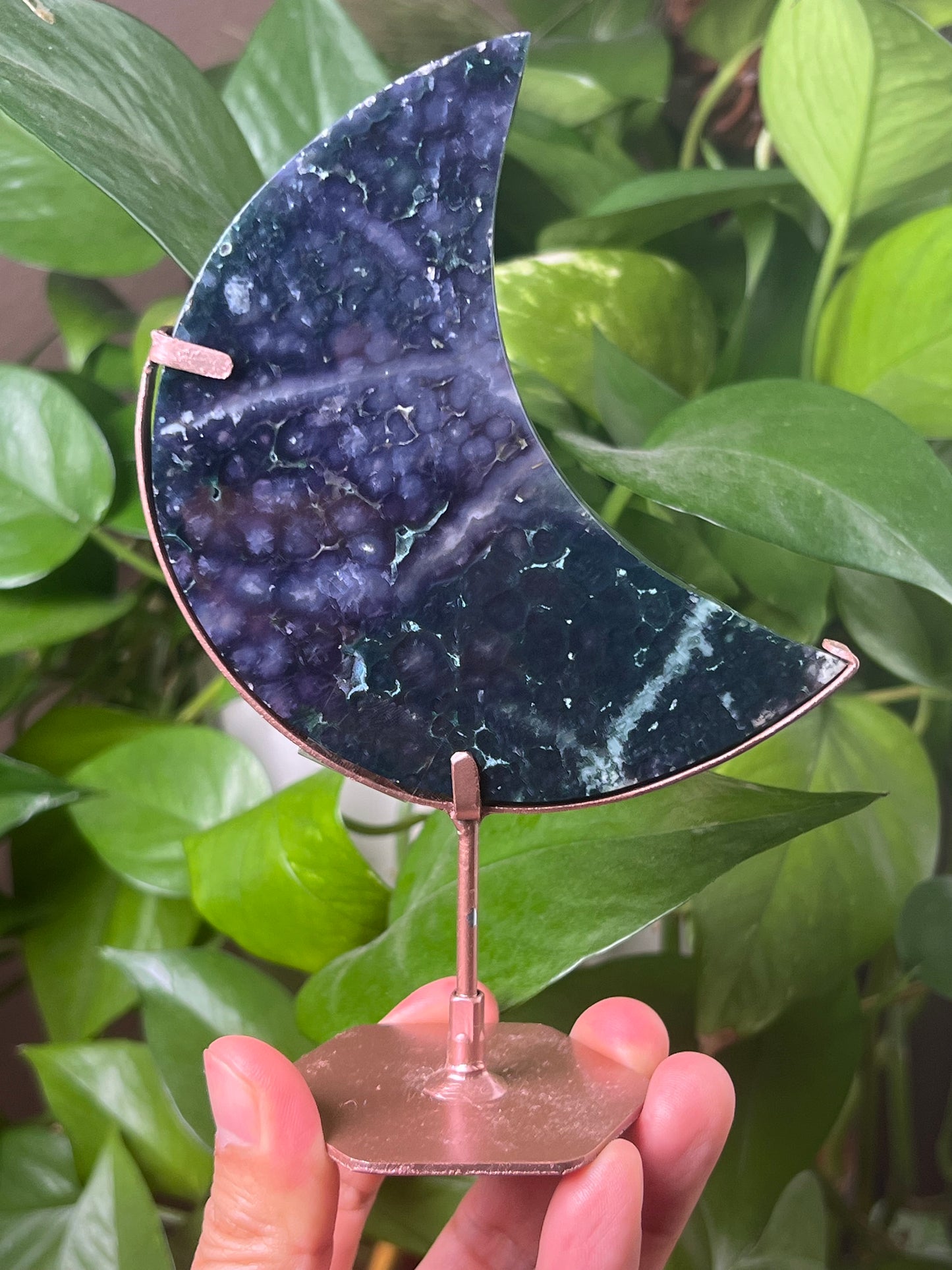 Grape Agate Moon