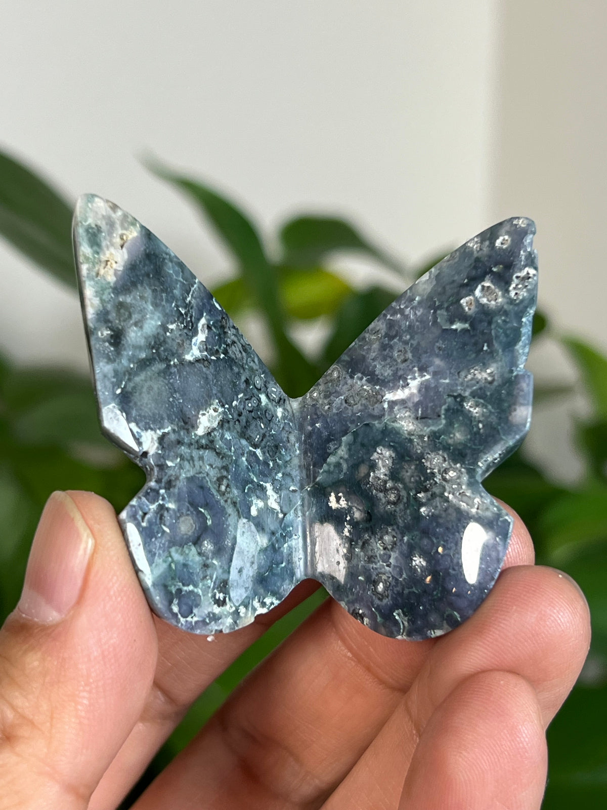 Grape Agate 3D Butterflies