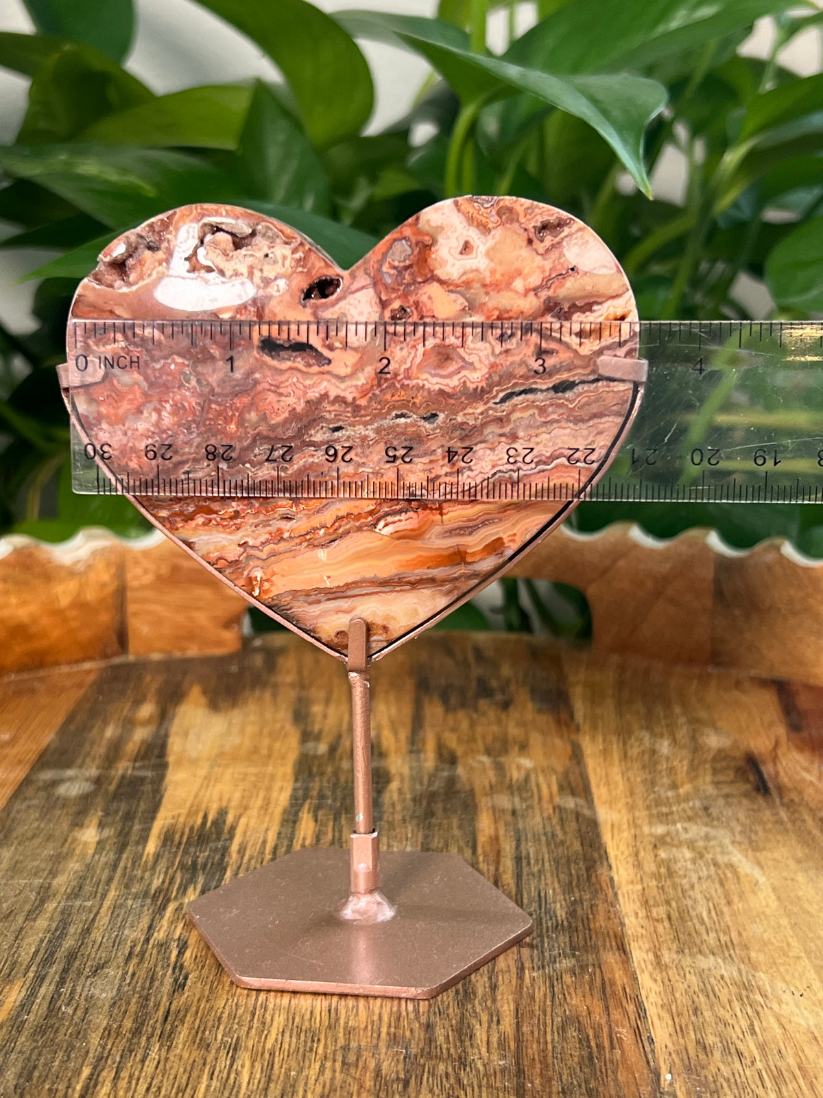 Crazy Lace Agate Heart: NS