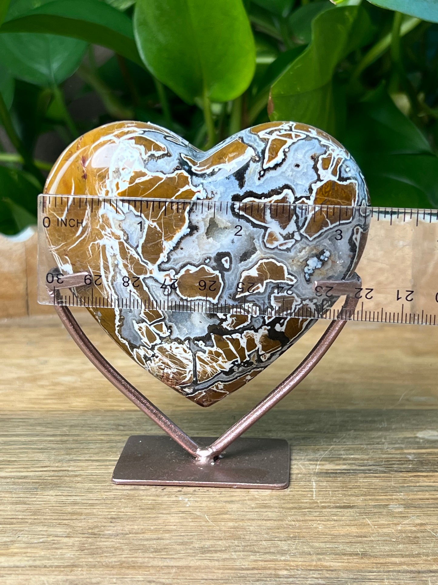Brecciated Jasper Heart