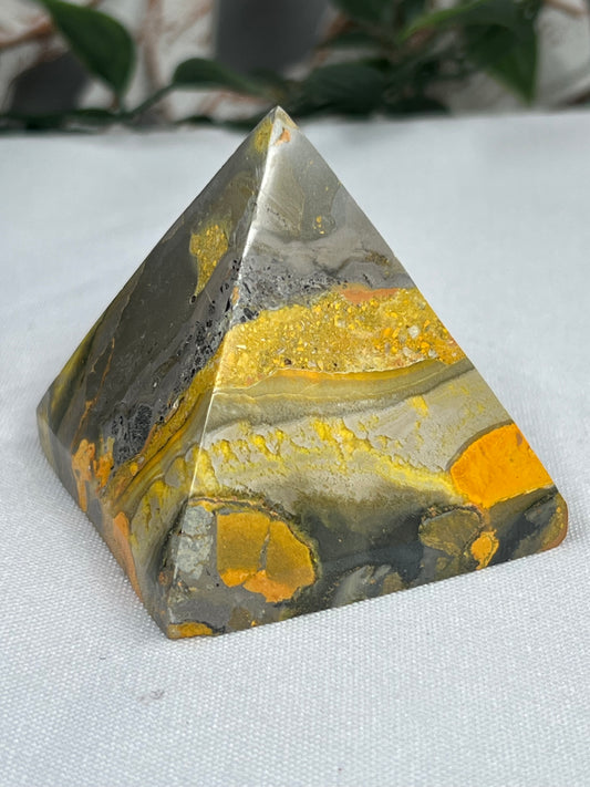 Bumblebee Jasper Pyramid