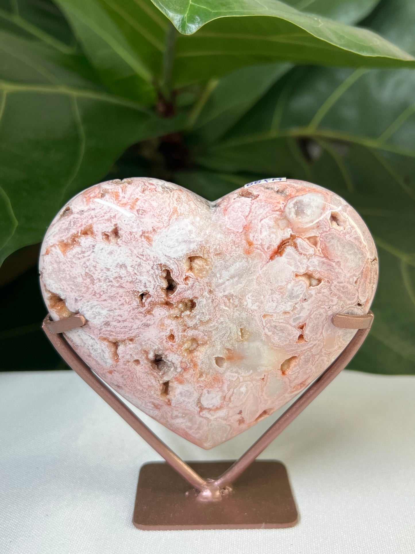 Pink Carnelian Heart