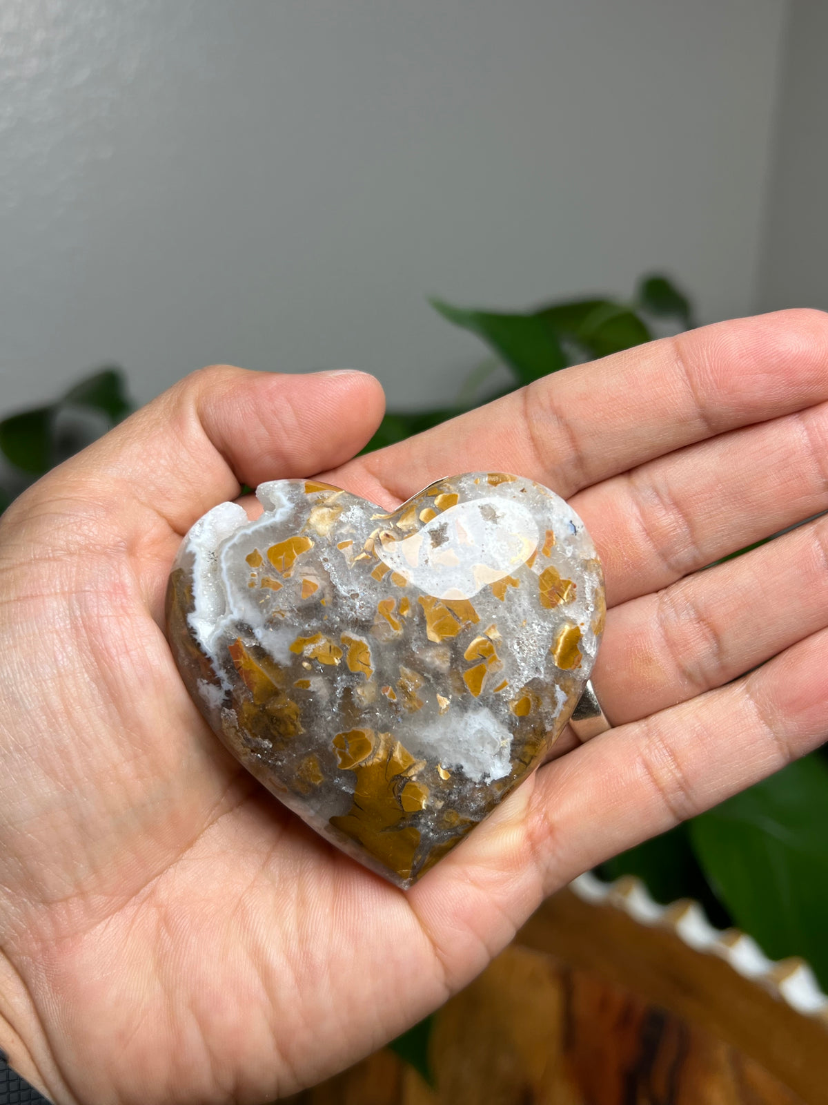 Brecciated Jasper Hearts