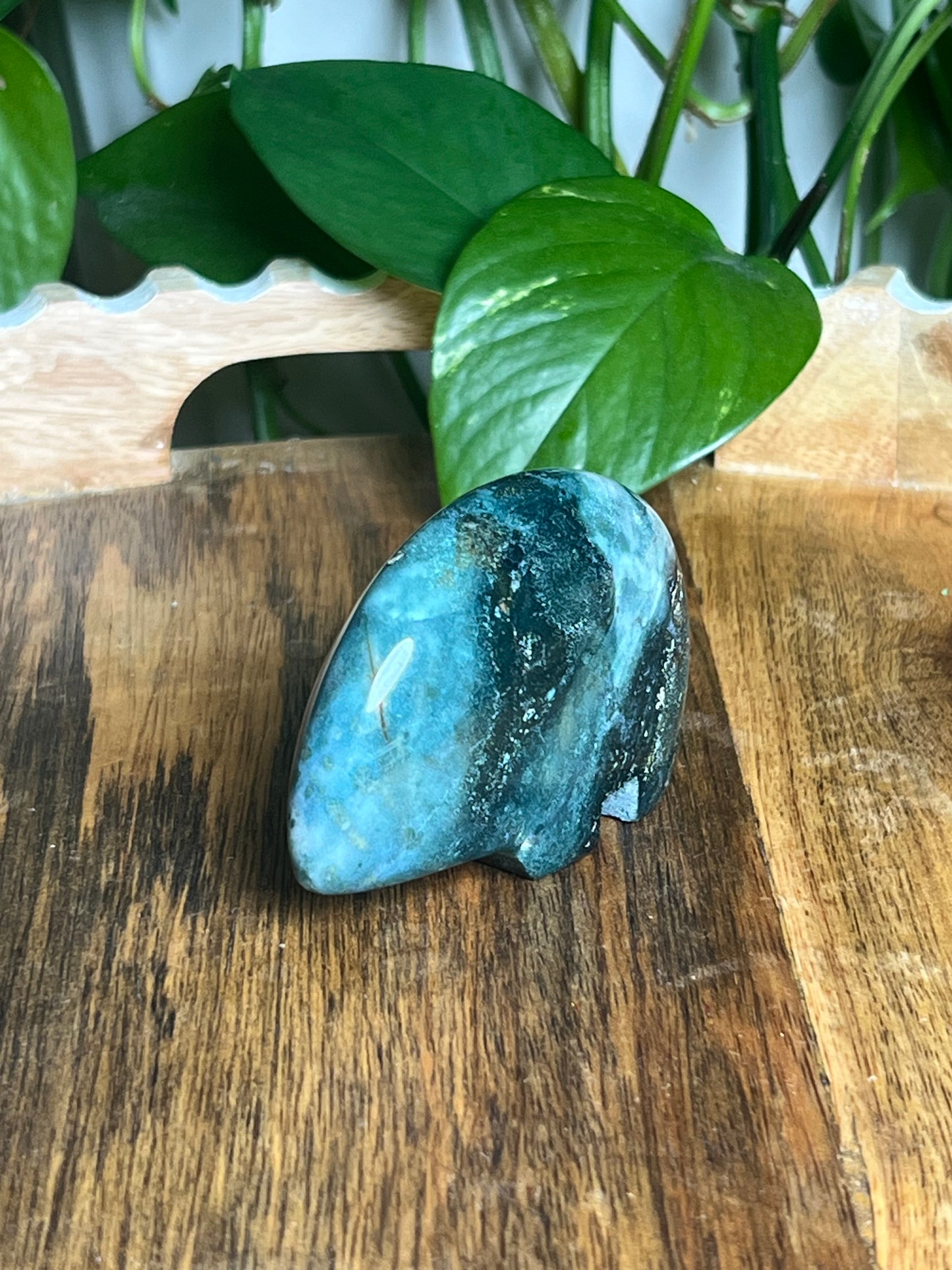 Blue Green Jasper Bear: BV