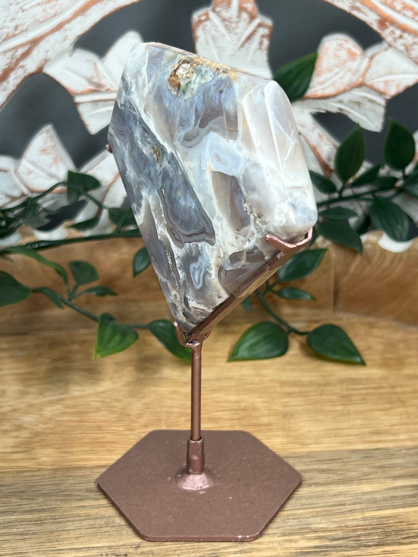 Blue Grey Lace Diamond