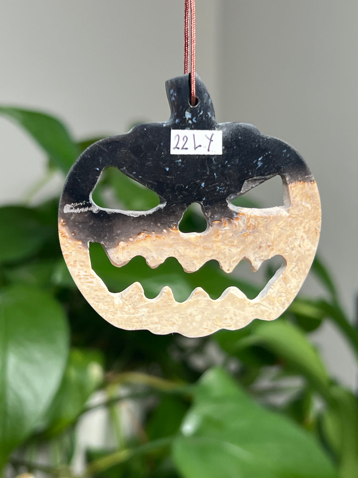 Palm Root Pumpkin Ornaments