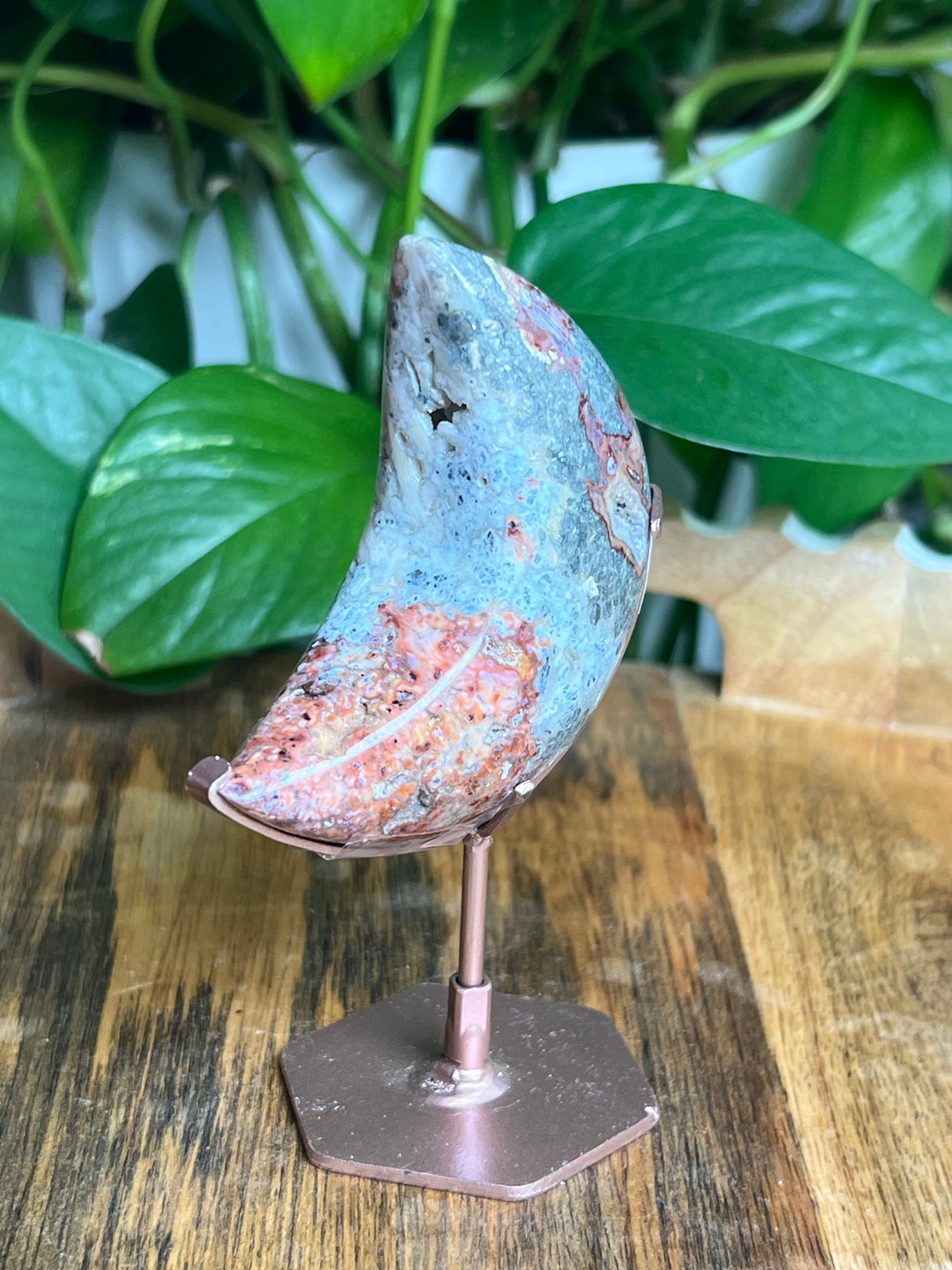 Marcasite Mini Puffy Moon: DV