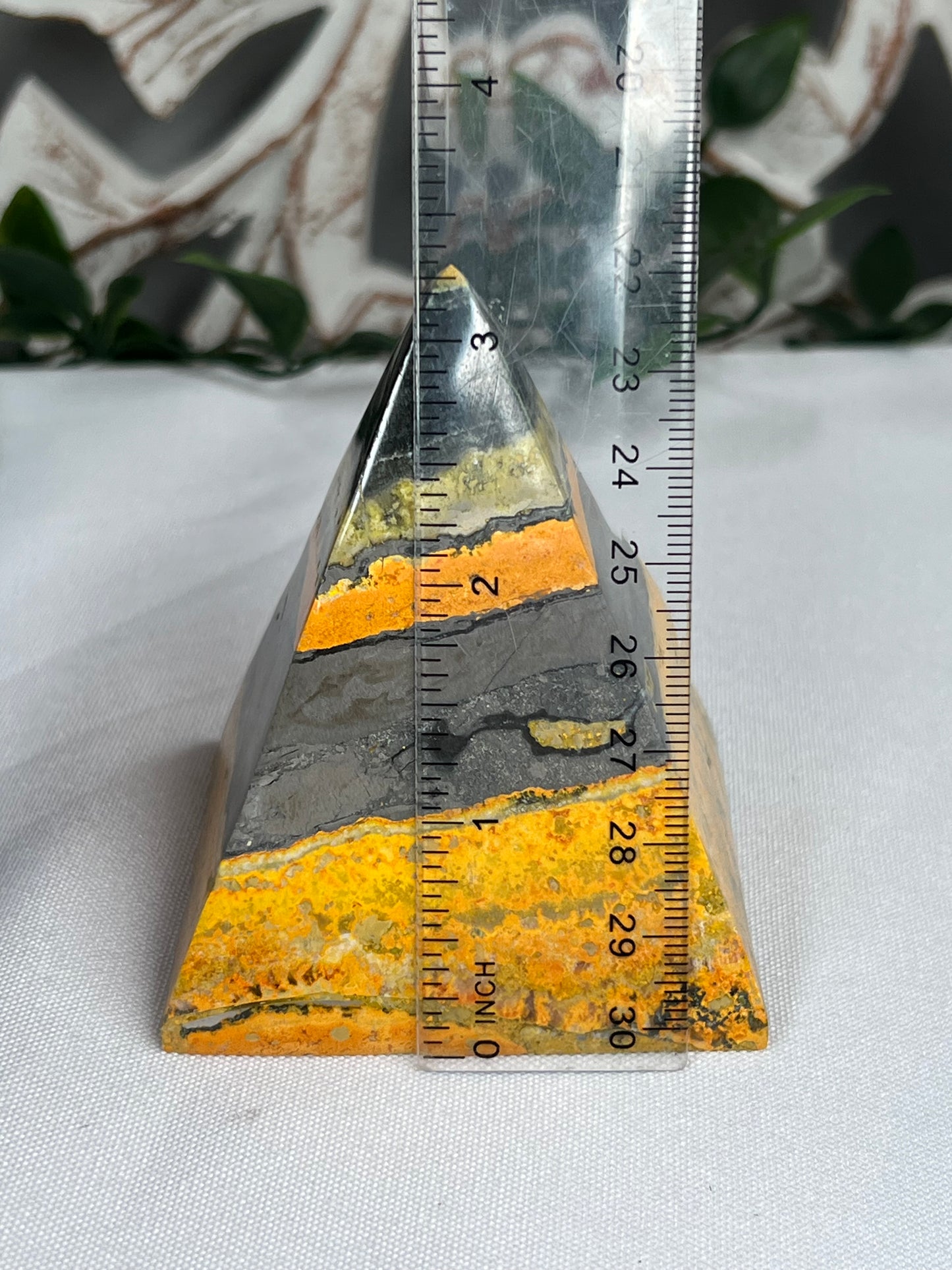 Bumblebee Jasper Pyramid