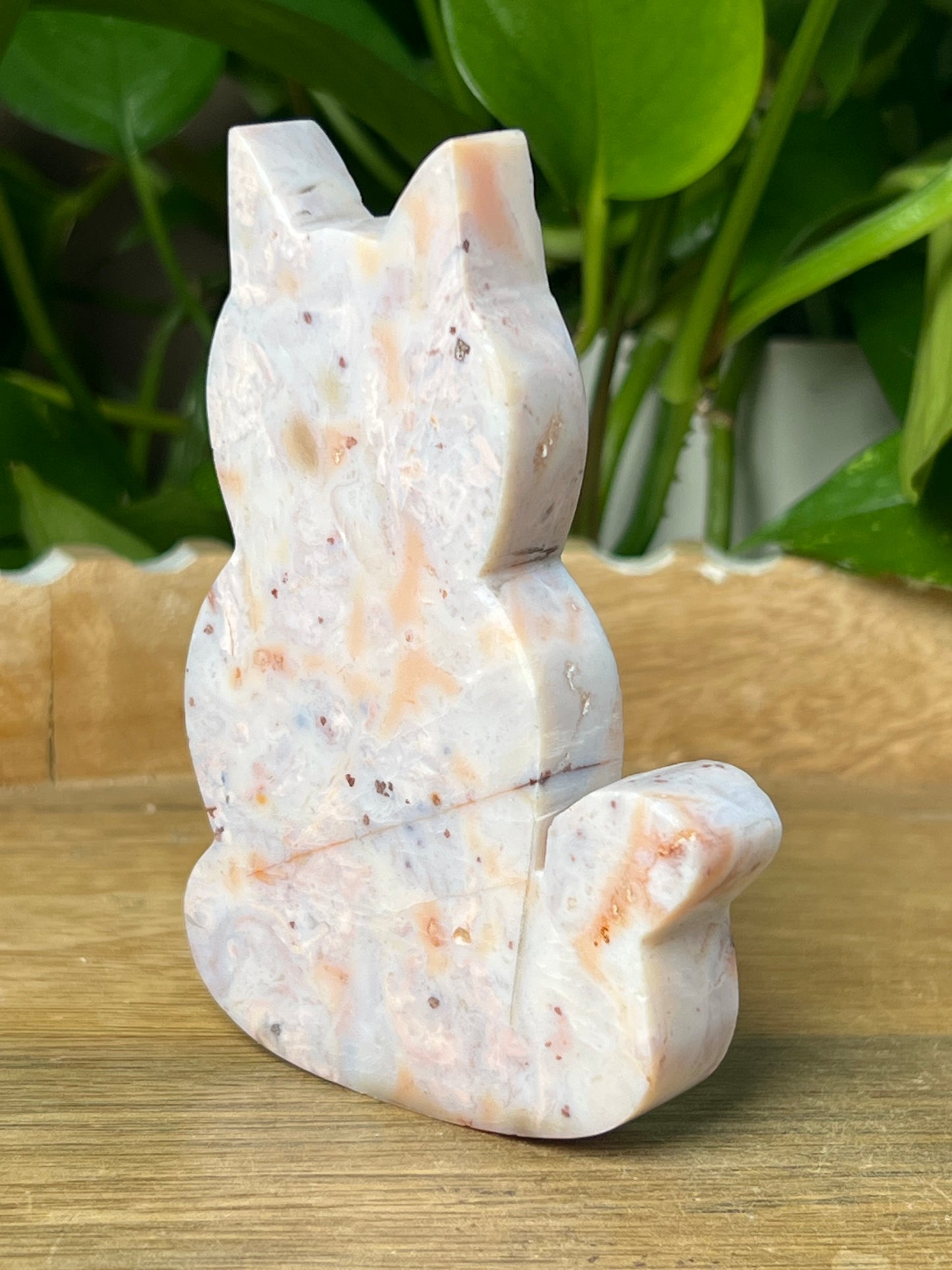 Pink Carnelian Cat