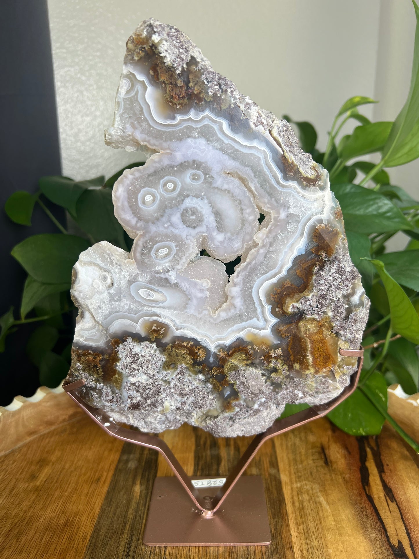 Scenic Moss Agate Slab
