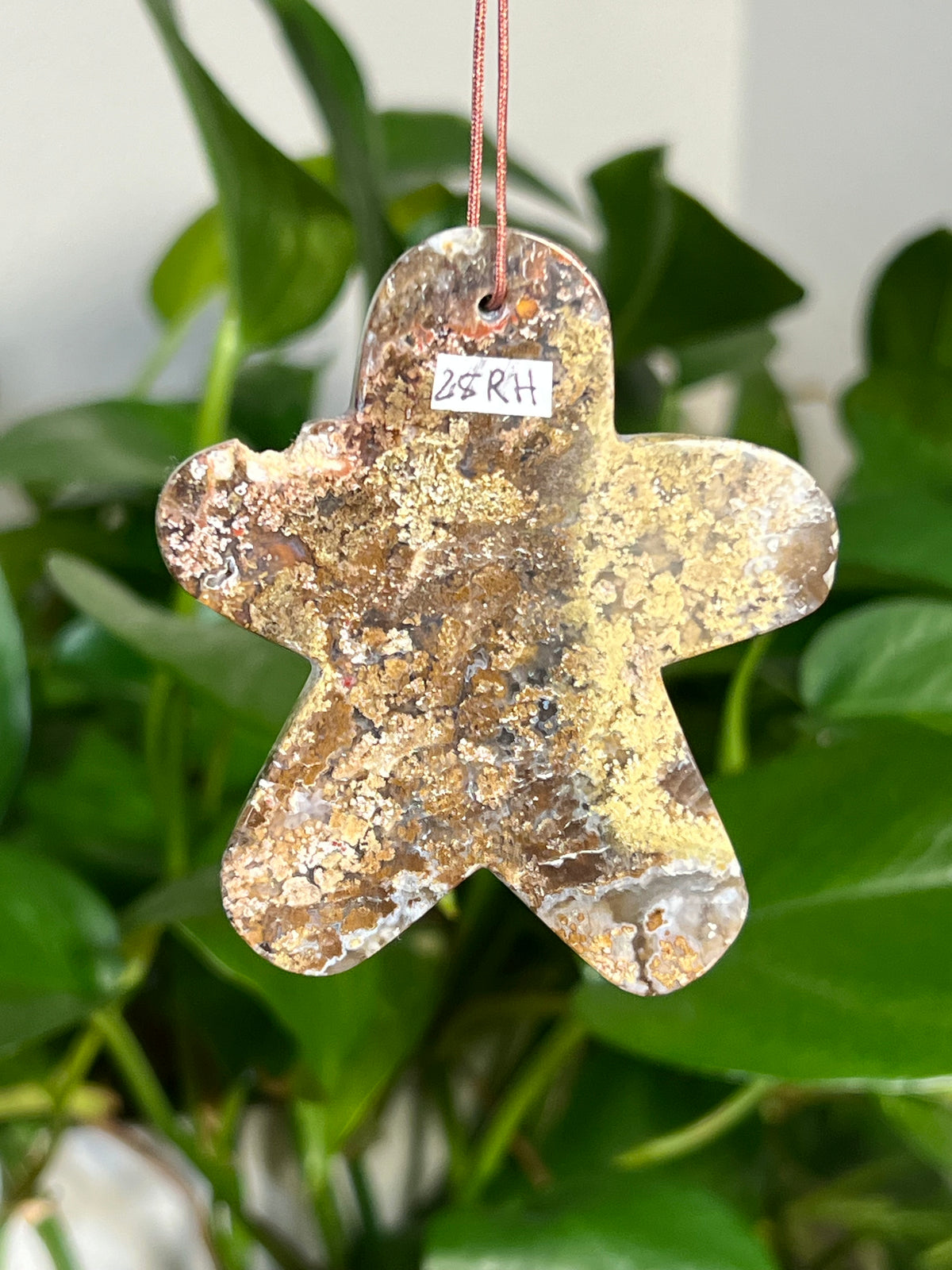 Scenic Moss Agate Gingerbread Ornaments