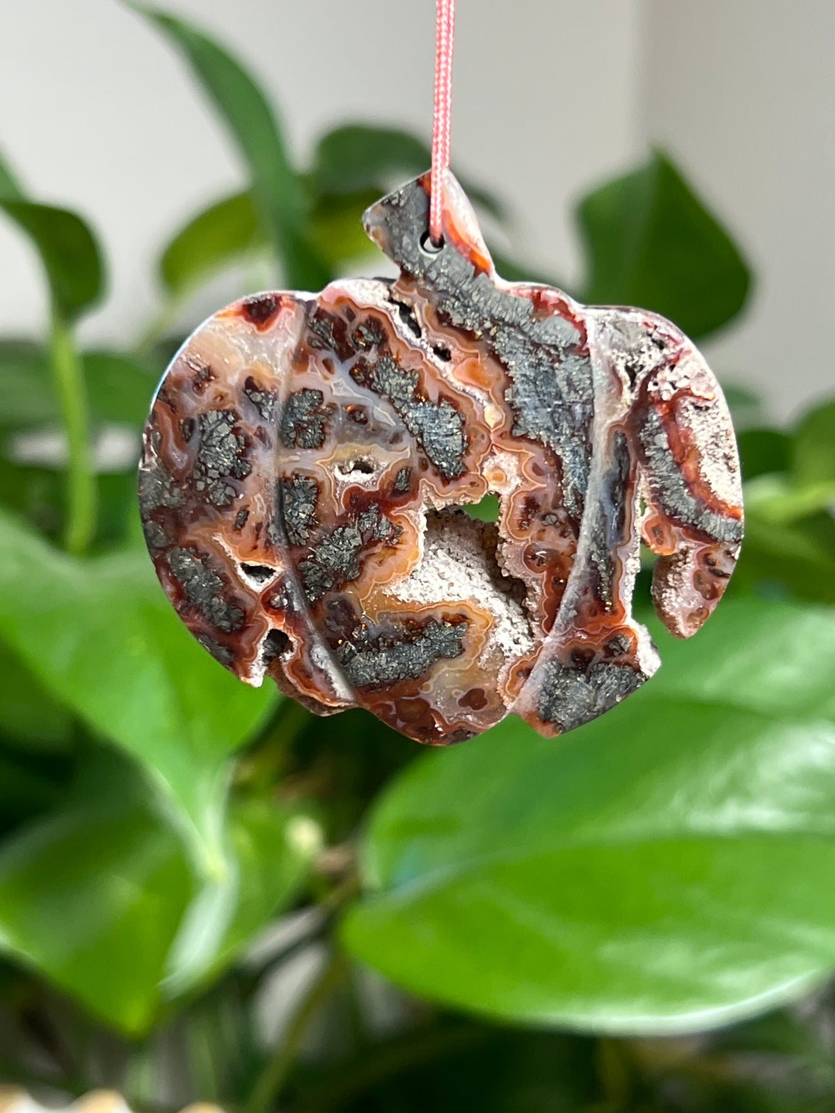 Marcasite Pumpkin Ornaments