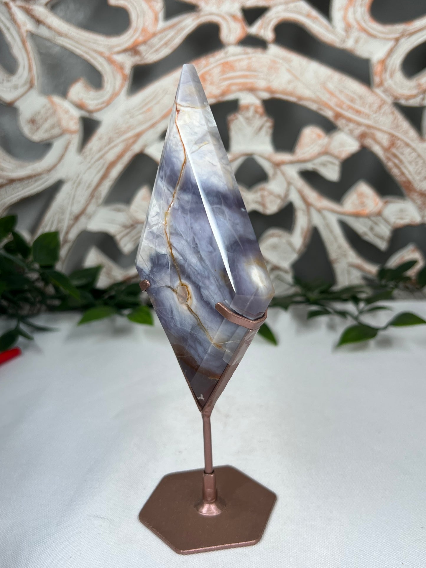 Purple Chalcedony Diamond