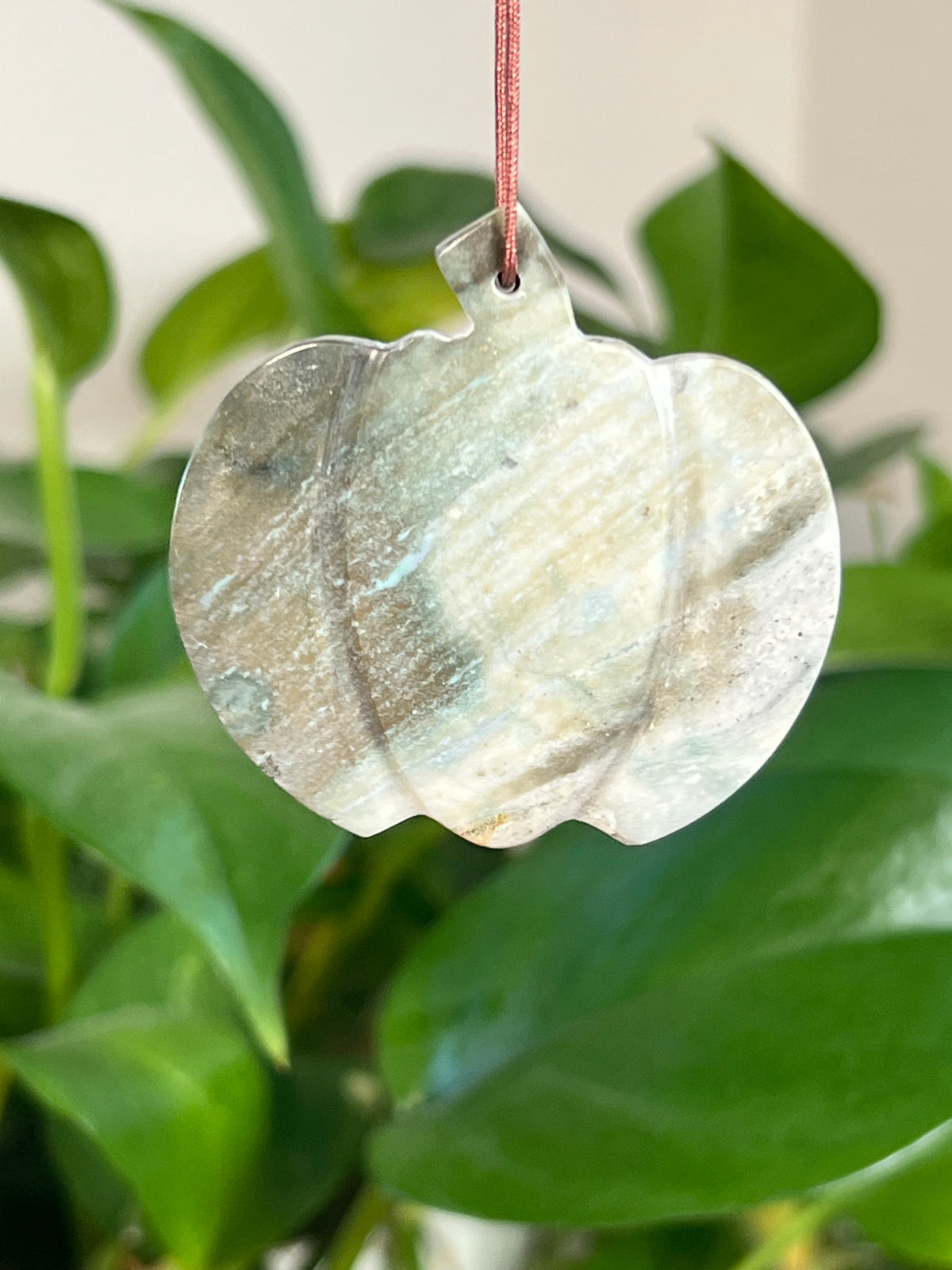 Blue Green Jasper Pumpkin Ornaments