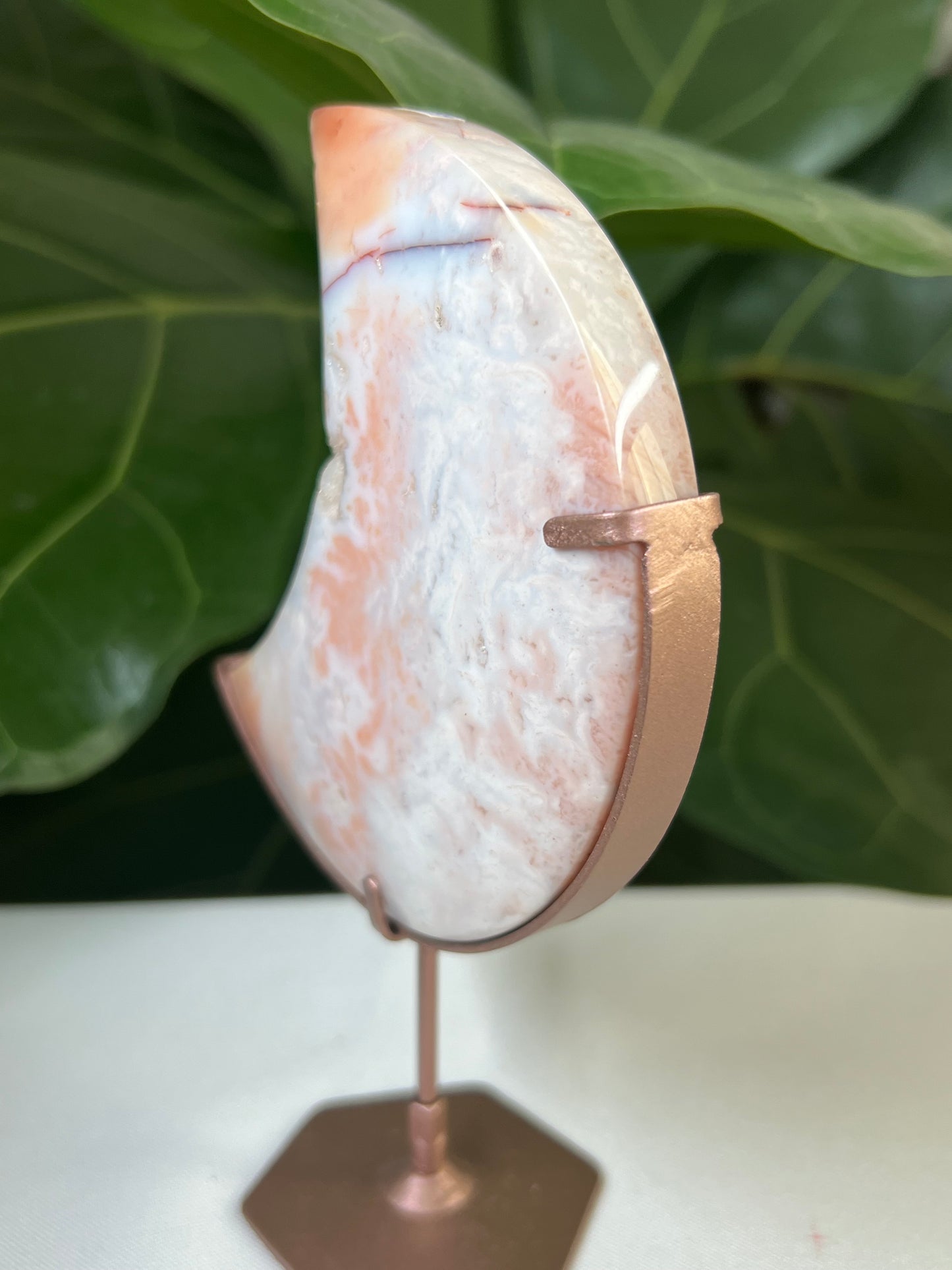 Pink Carnelian Moon