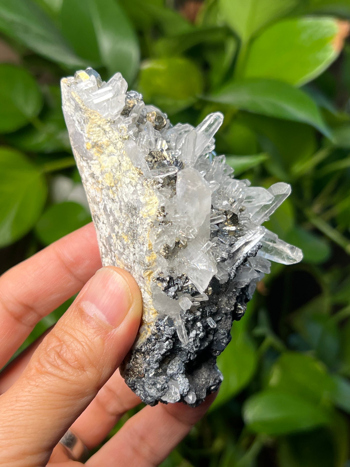 Rainbow Pyrite Quartz