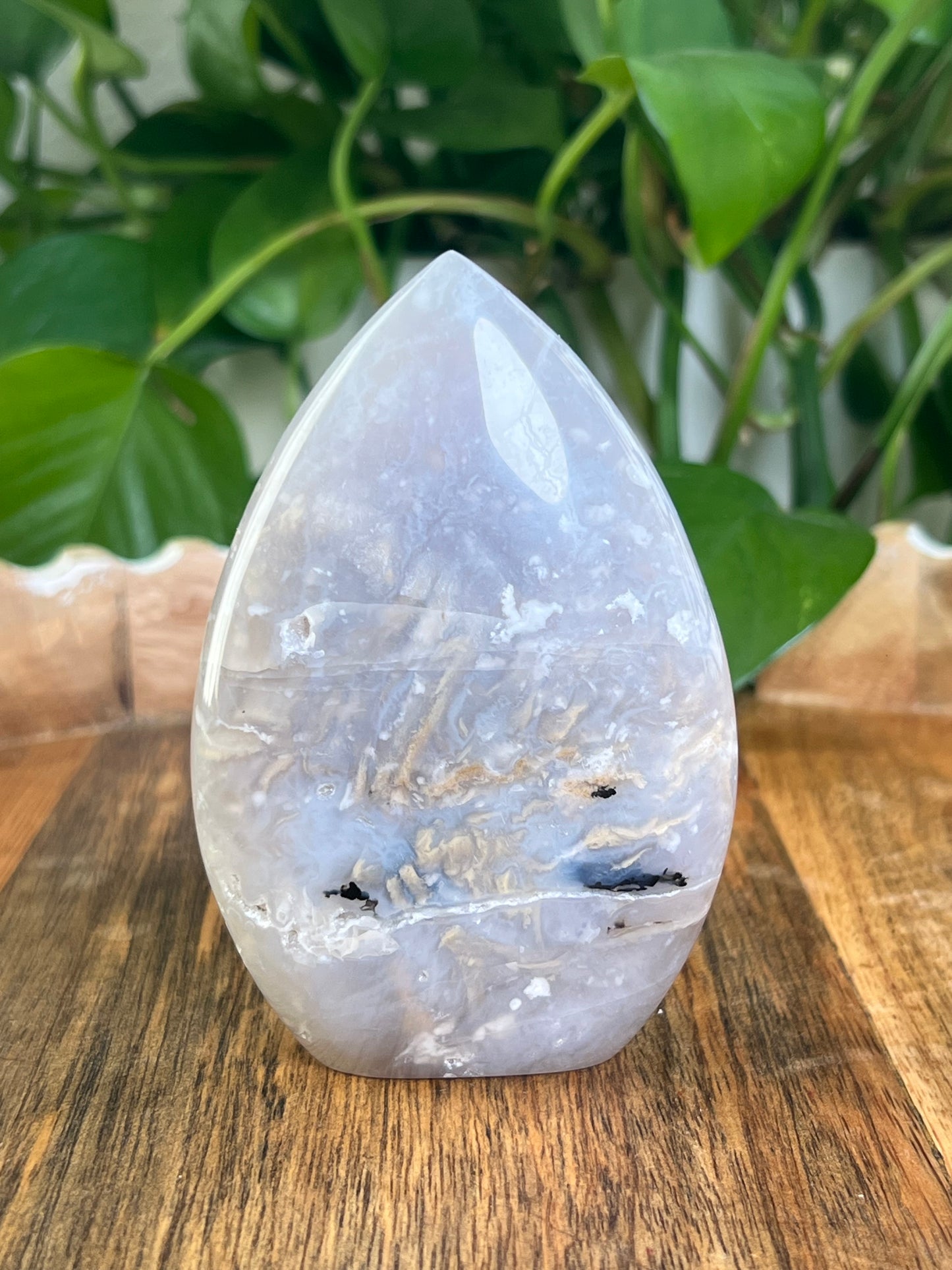 Dendritic Tiger Agate Flame: AA