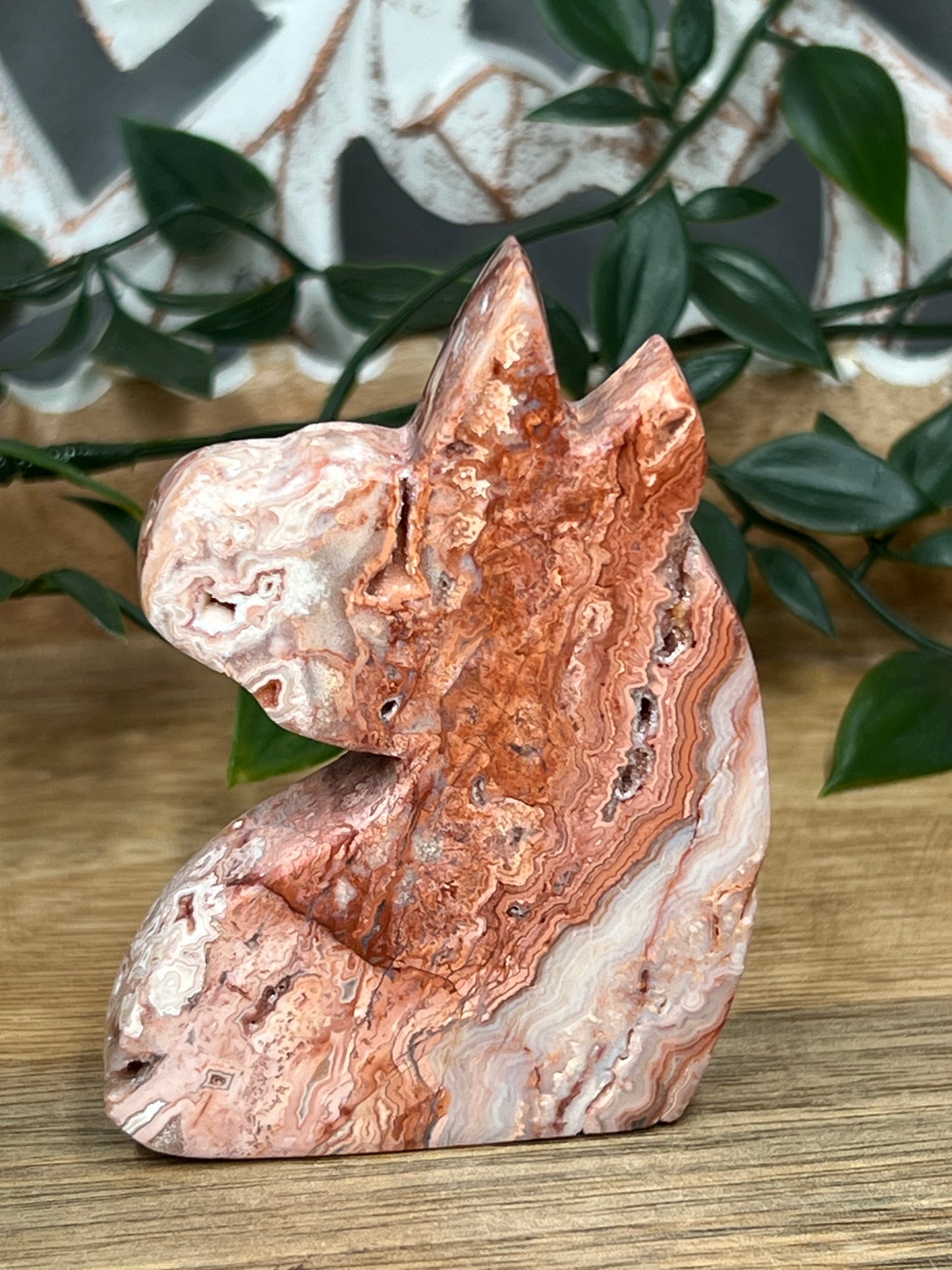 Crazy Lace Agate Unicorn