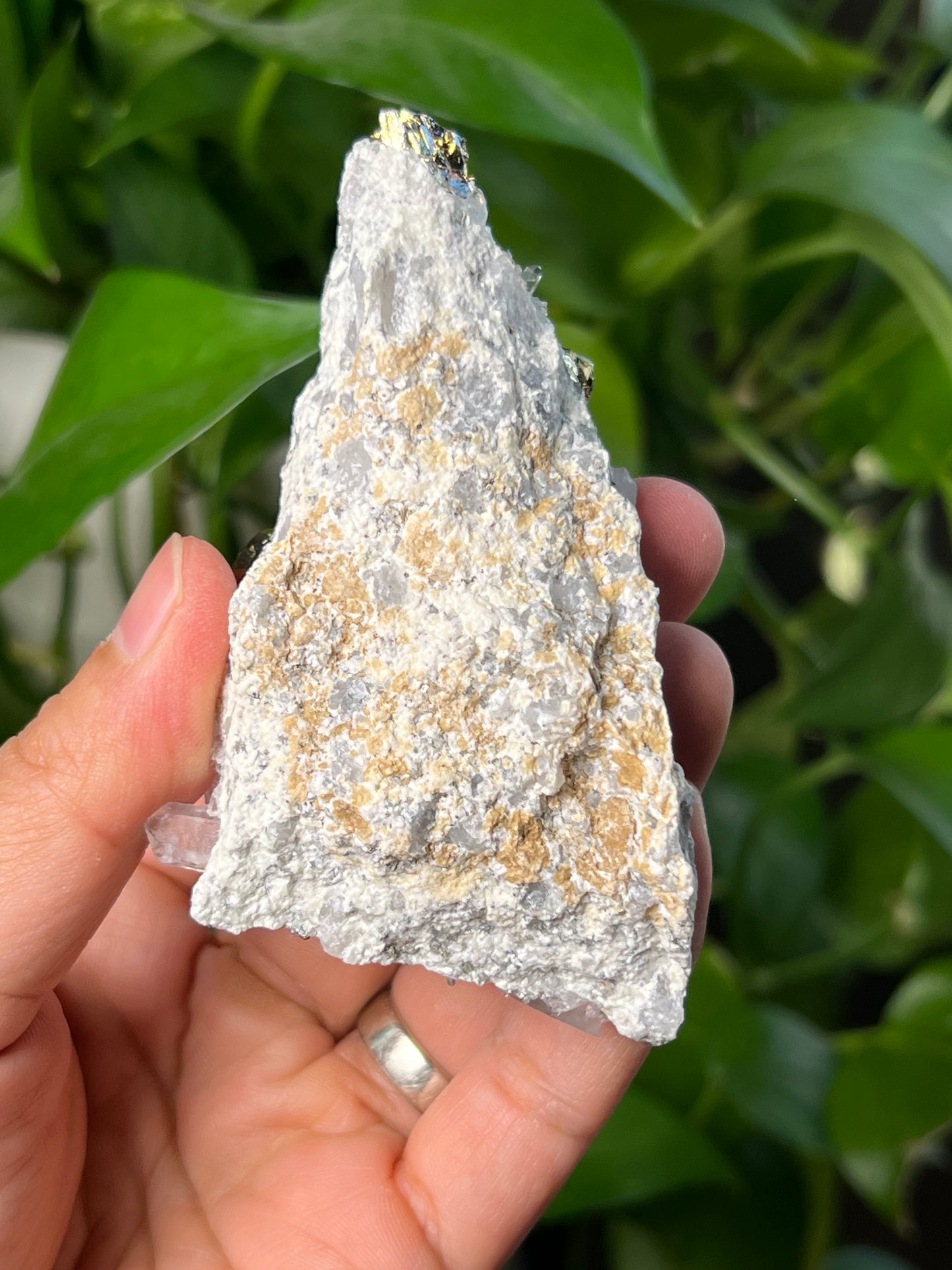 Rainbow Pyrite Quartz