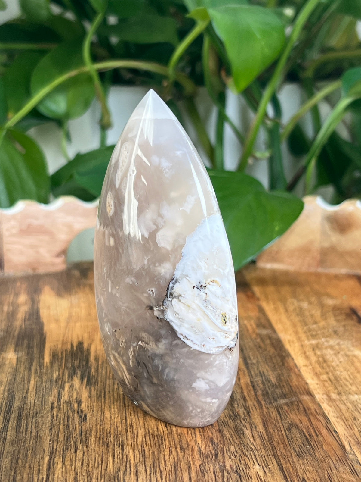Dendritic Tiger Agate Flame: RA