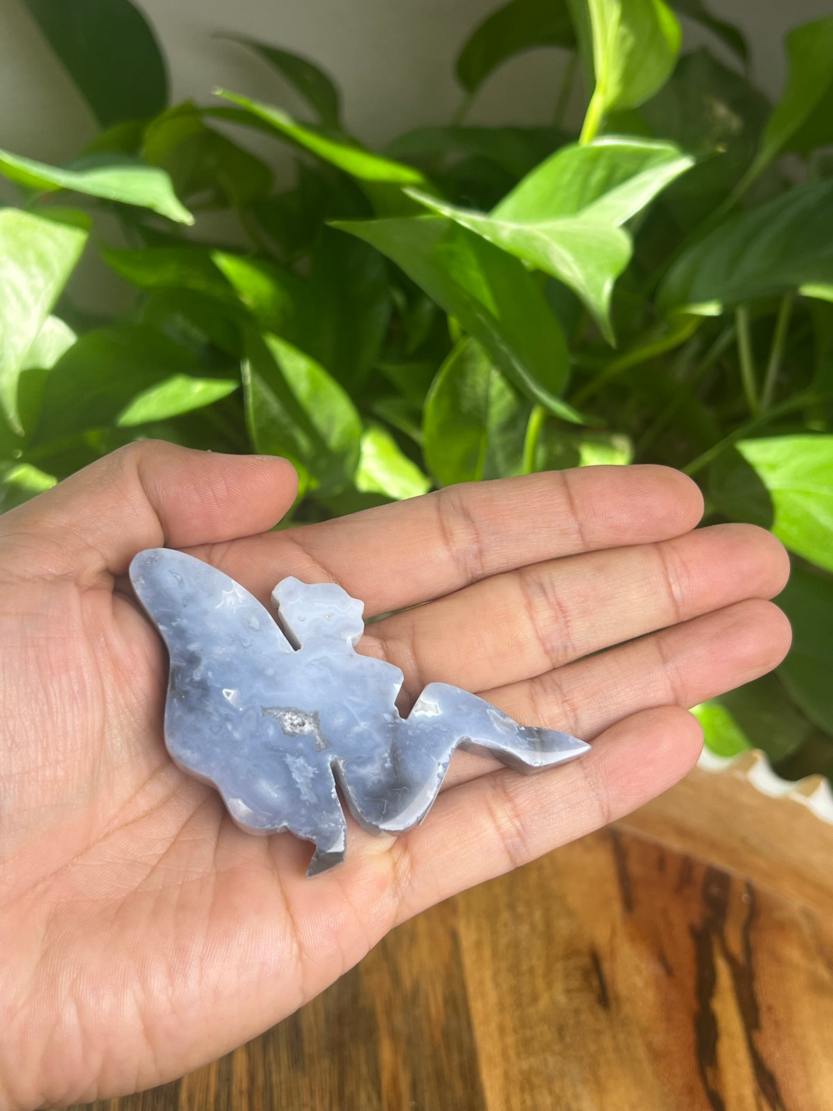Blue Plume Agate Fairy: PE