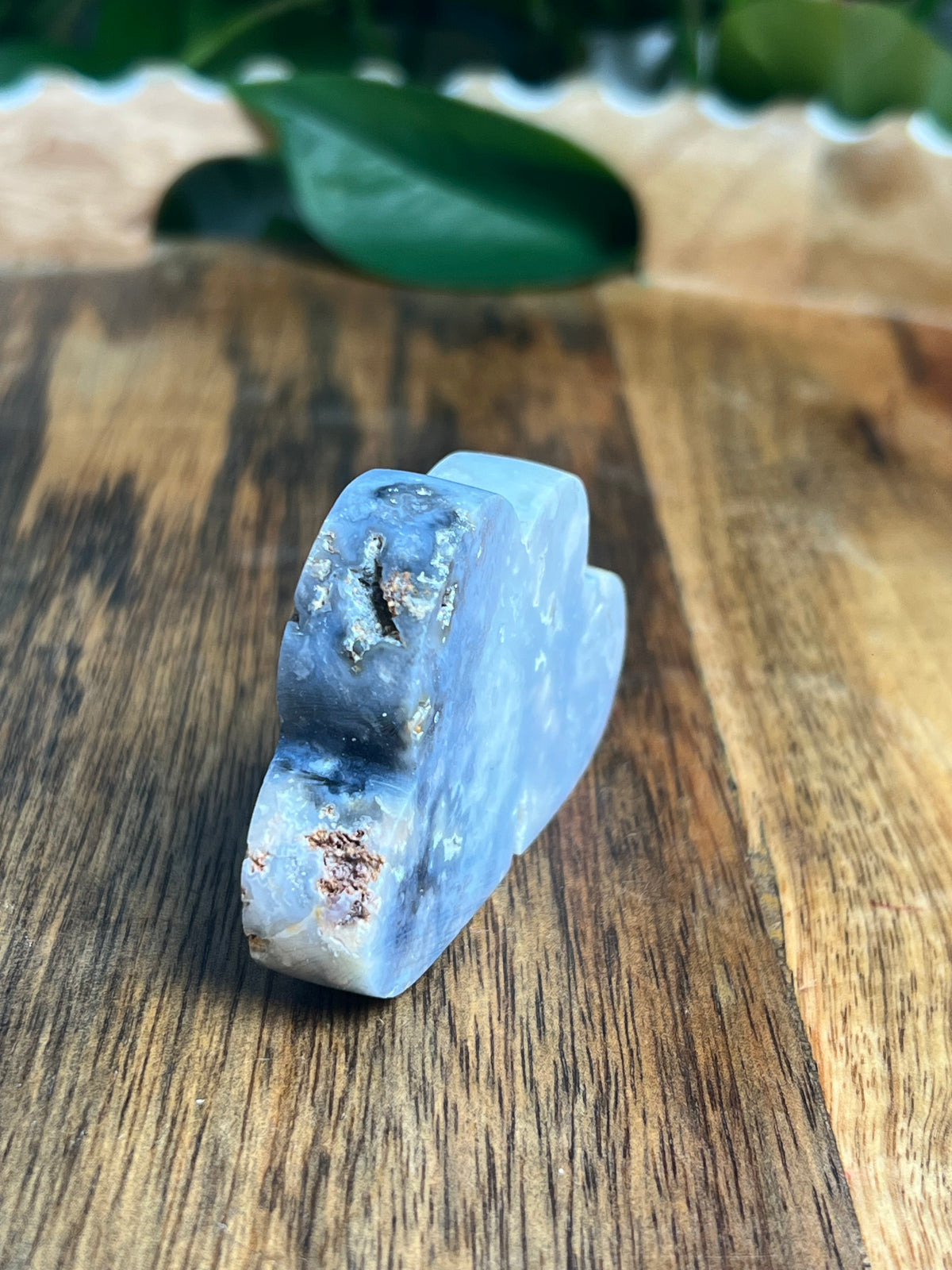 Blue Plume Agate Mini Cloud: PB