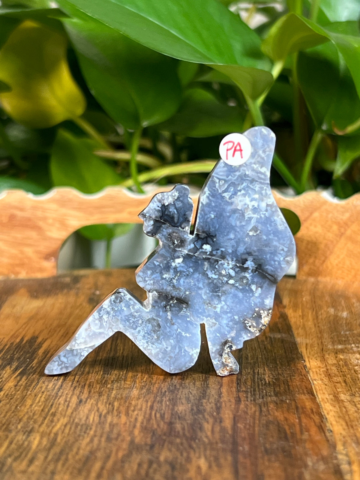 Blue Plume Agate Pixie Fairies