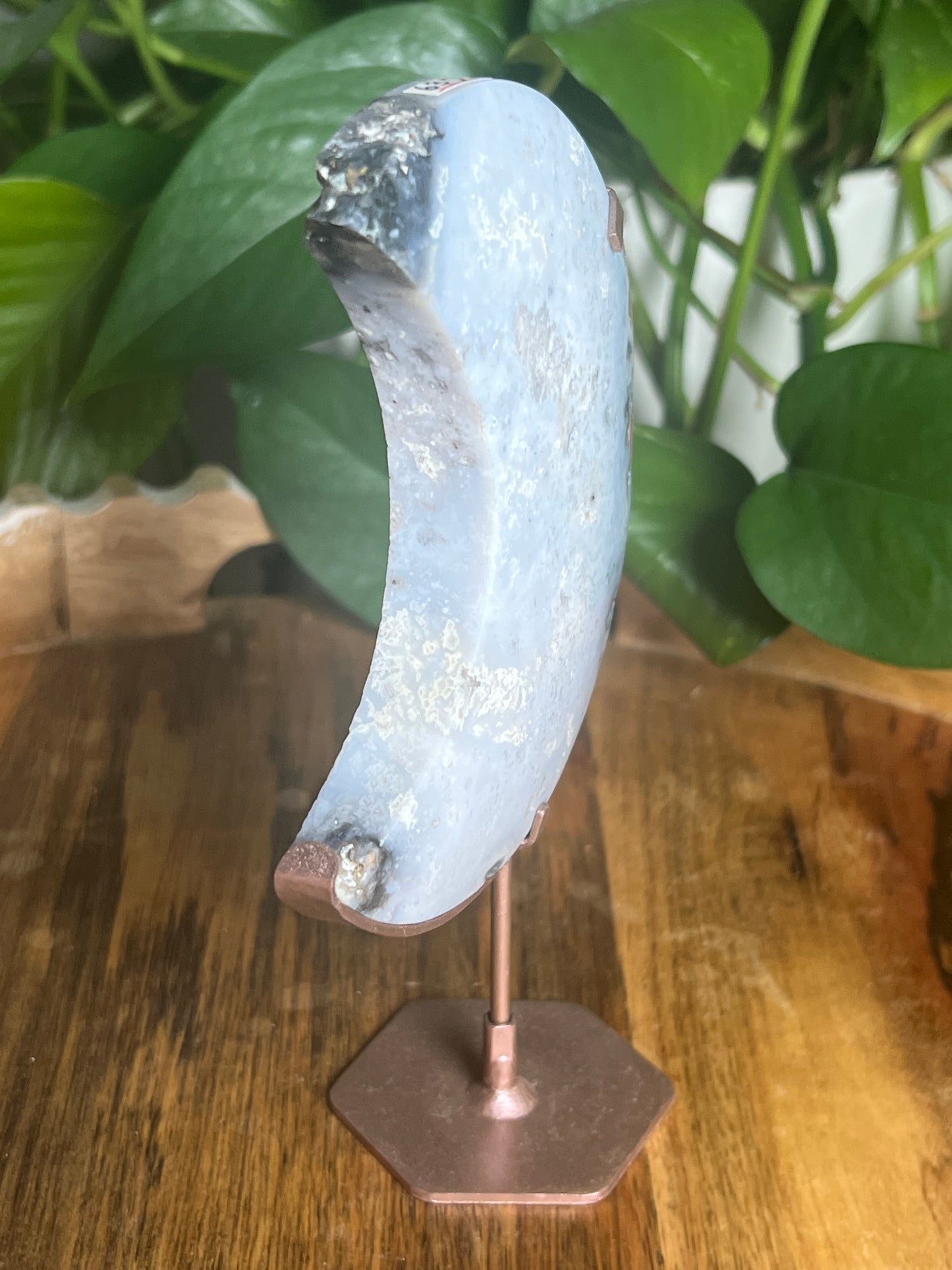 Blue Plume Agate Moon DD