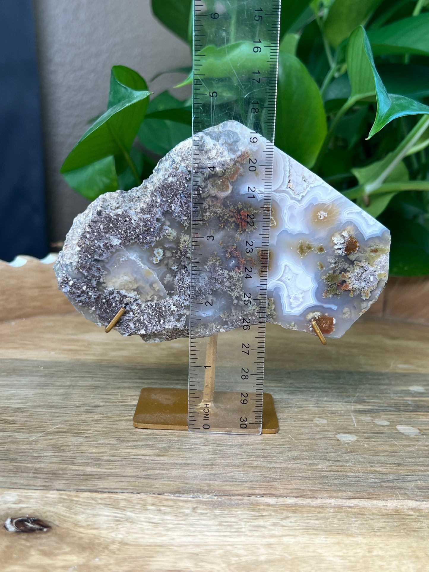Scenic Moss Agate Slab