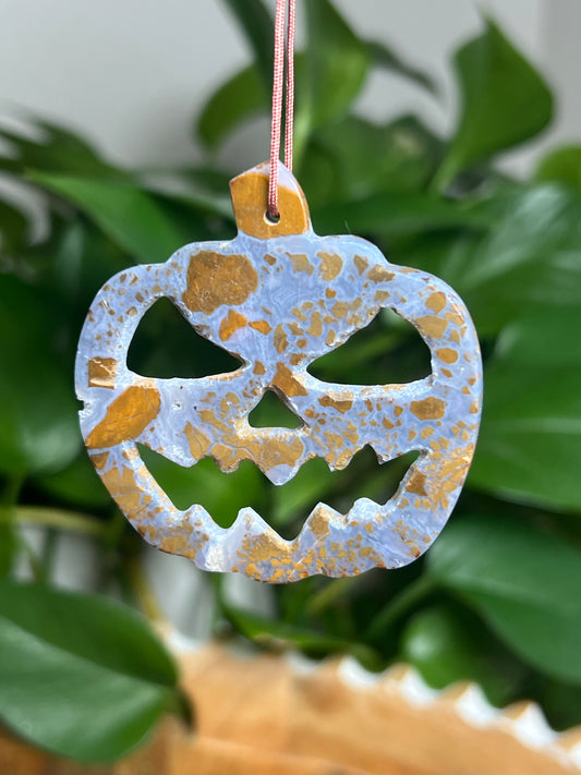 Brecciated Jasper Ornament Pumpkin: PE