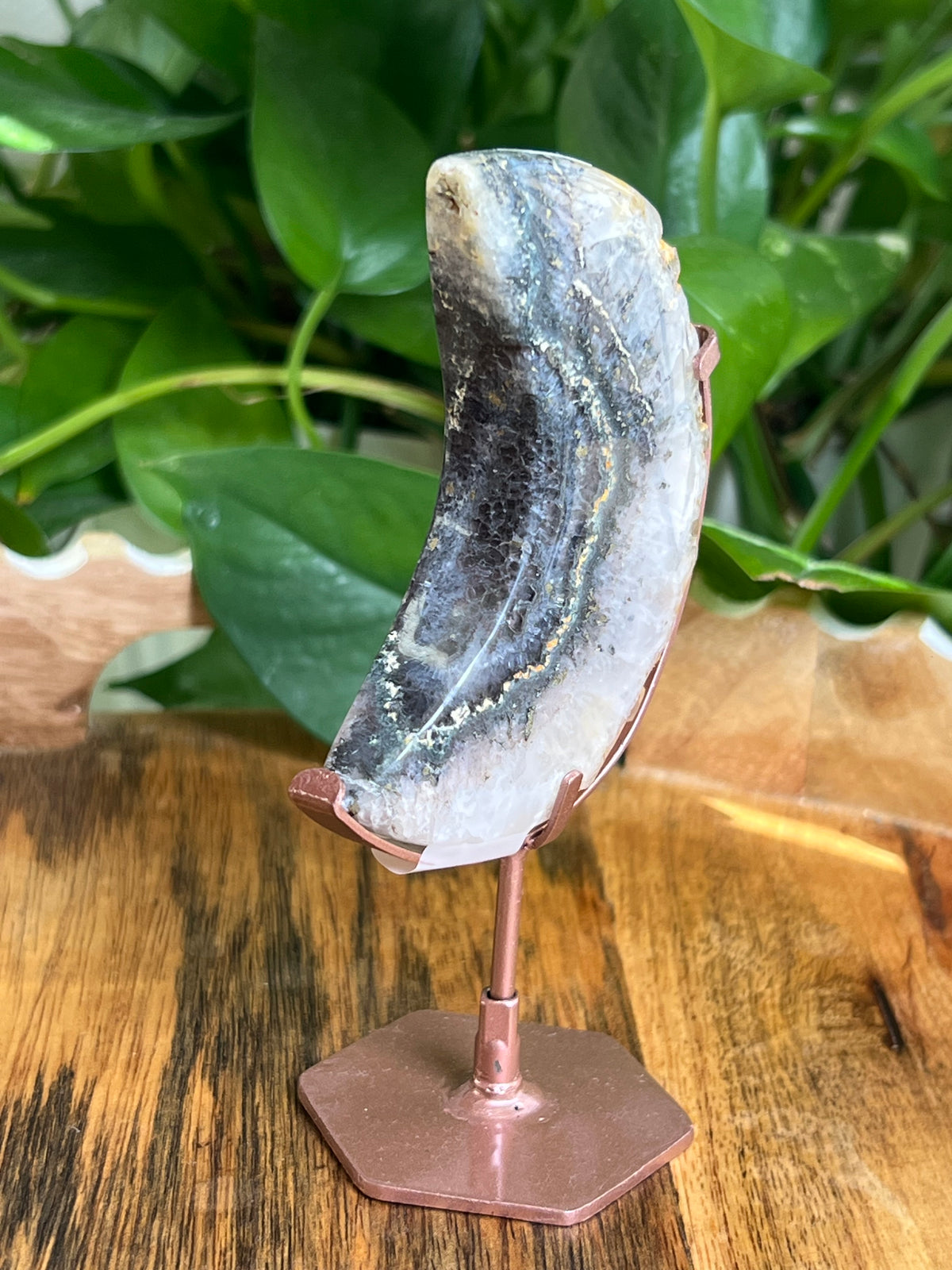 Amethyst Agate Moon: RB