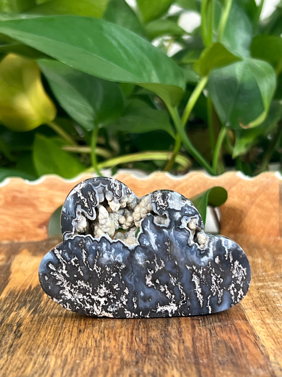 Blue Plume Agate Mini Clouds