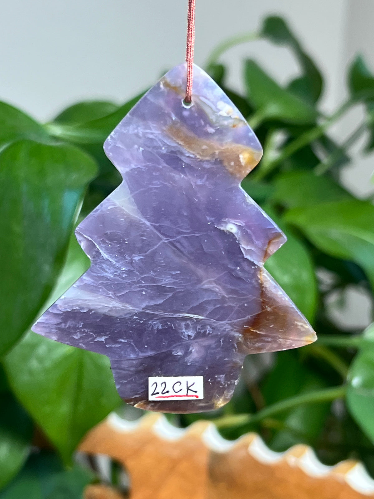 Purple Chalcedony Tree Ornaments
