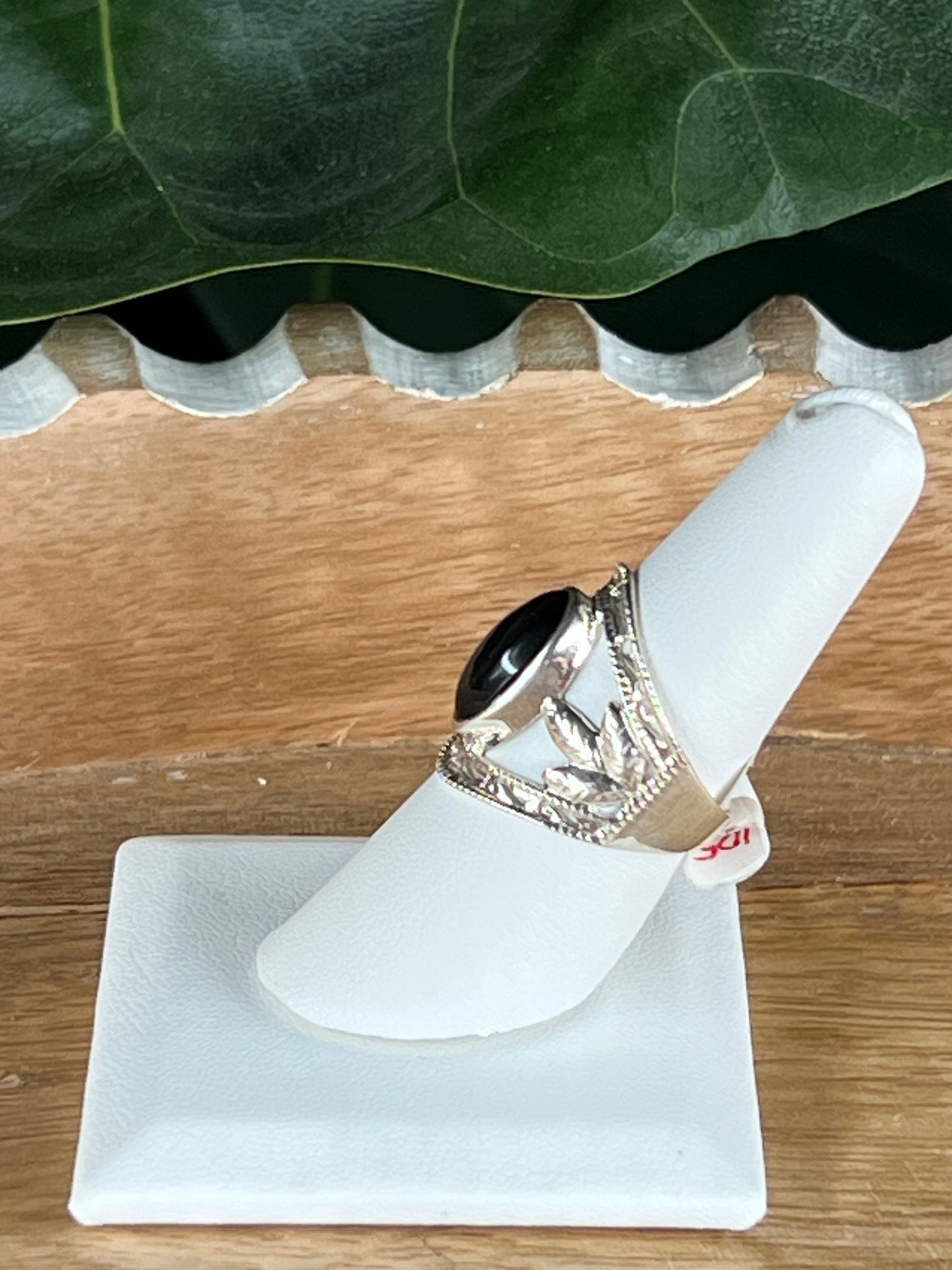 Black Onyx Cuff Ring