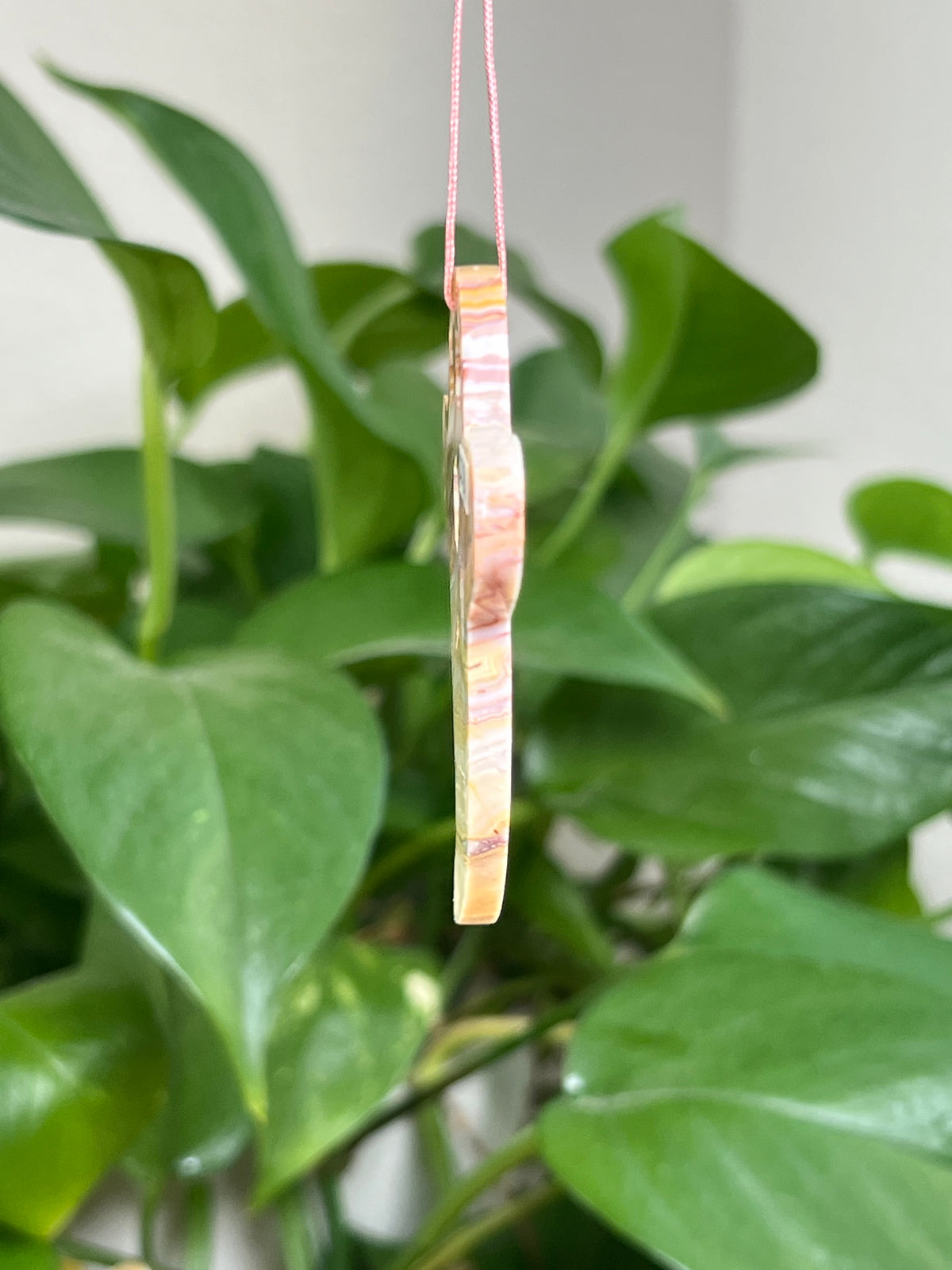 Crazy Lace Agate Ornament Ghost: BR