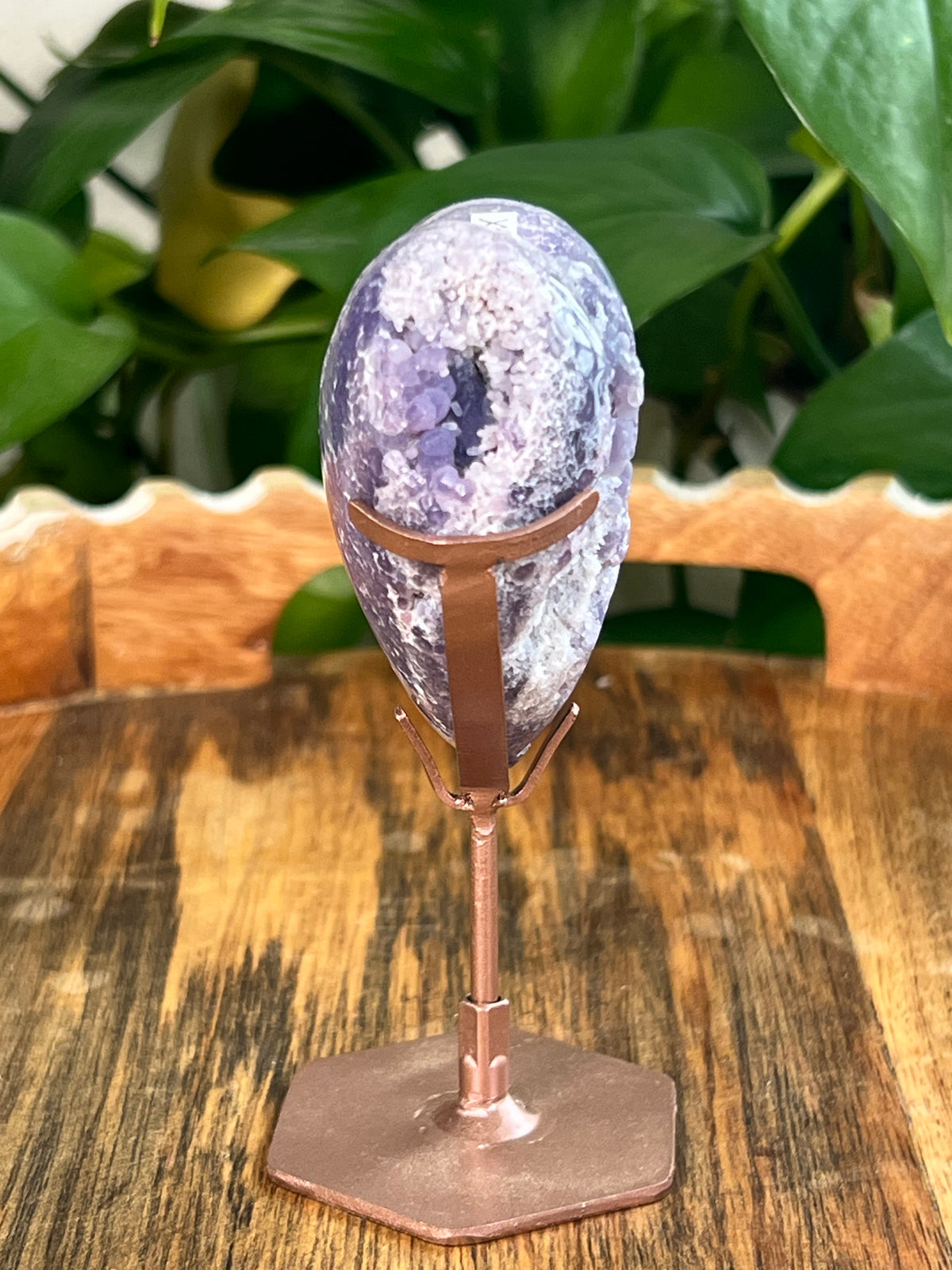 Grape Agate Heart: BX