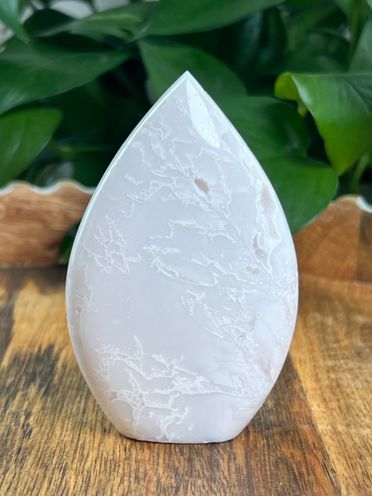 White Plume Agate Flame: PR