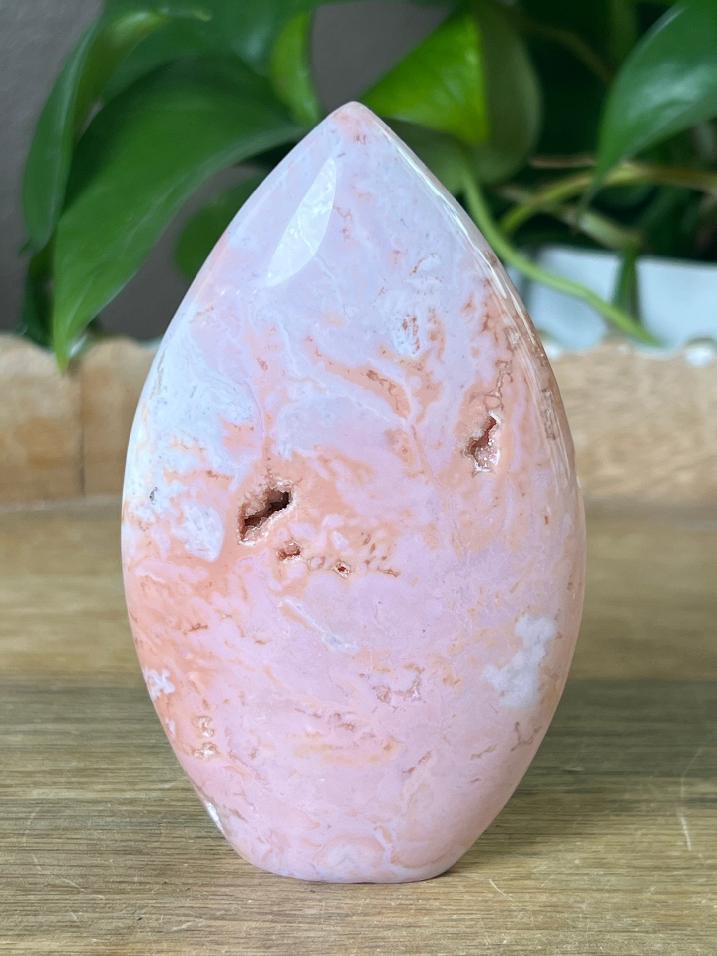 Pink Carnelian Flame