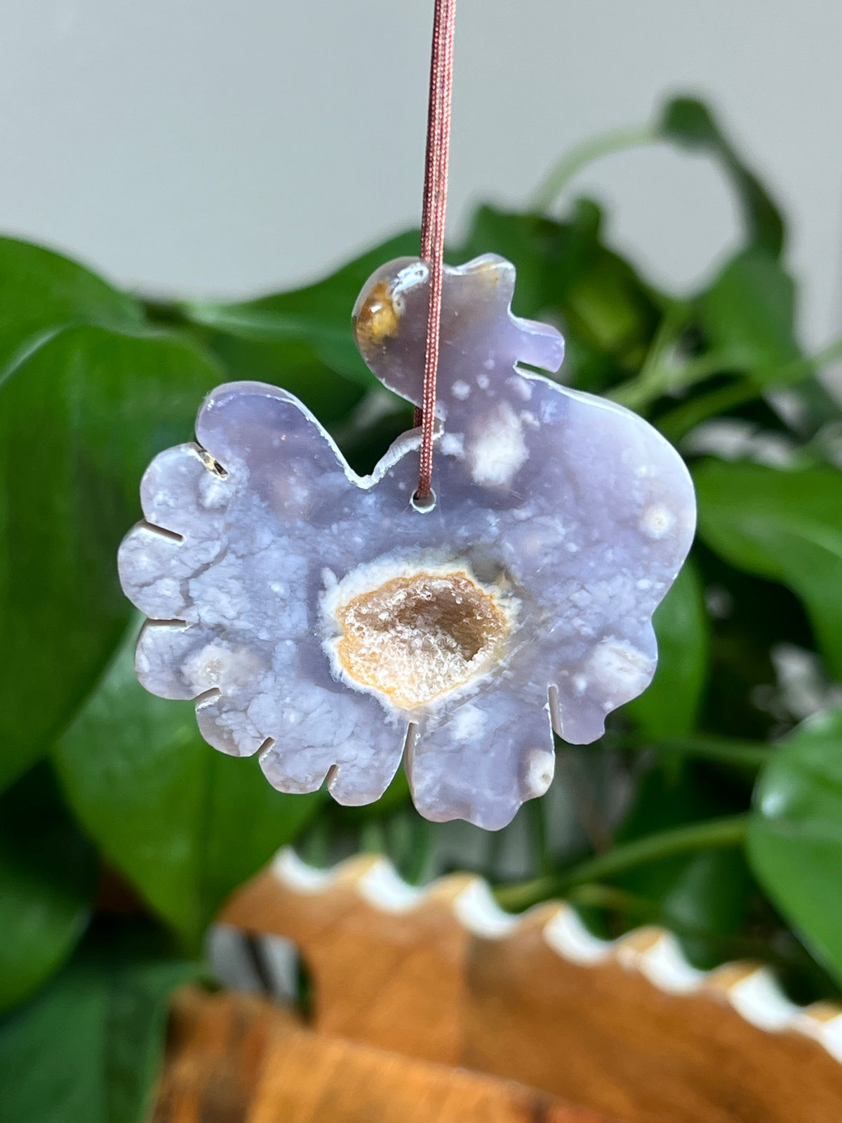Purple Chalcedony Turkey Ornaments