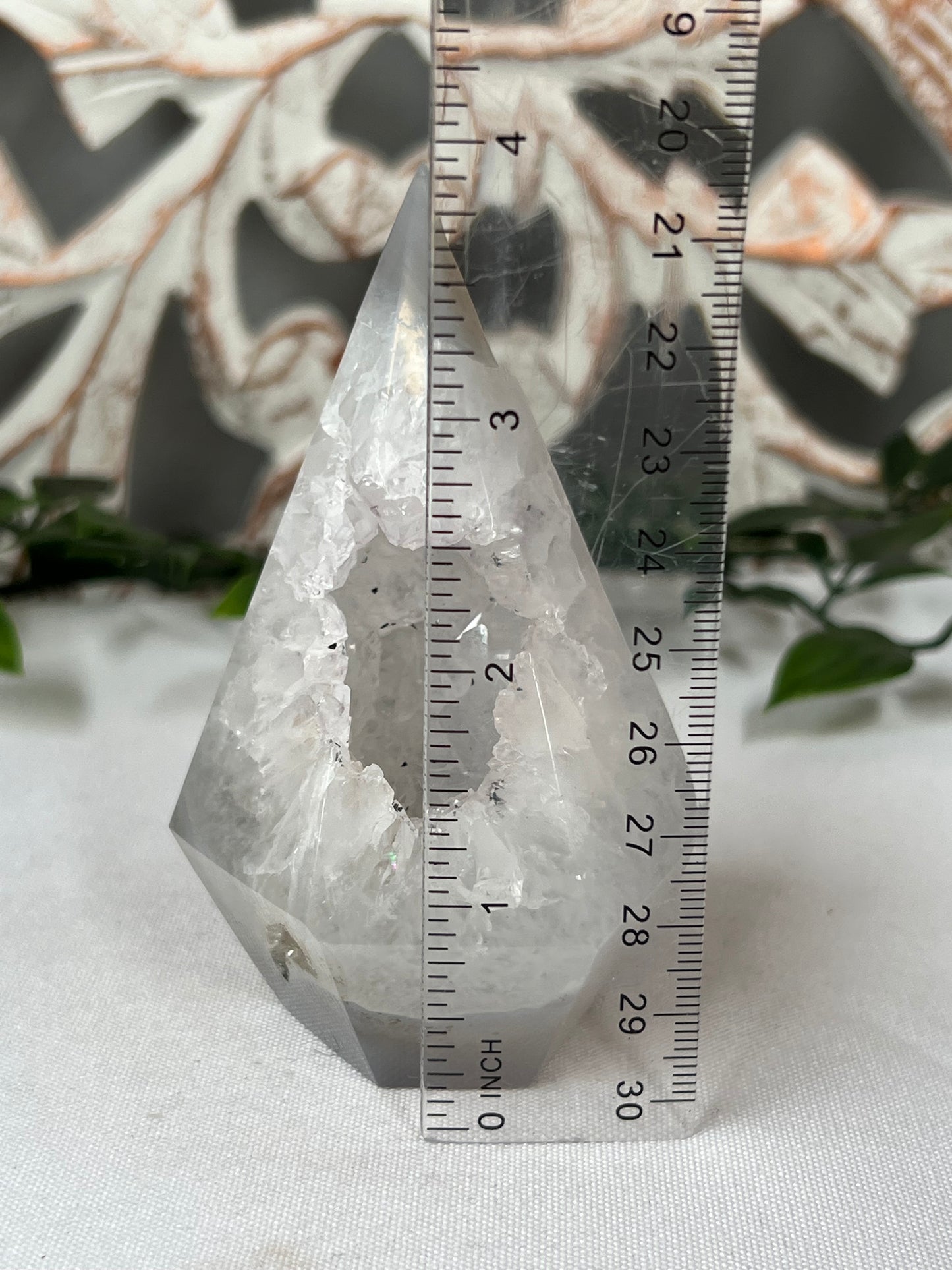 Brazilian Druzy Agate Tower