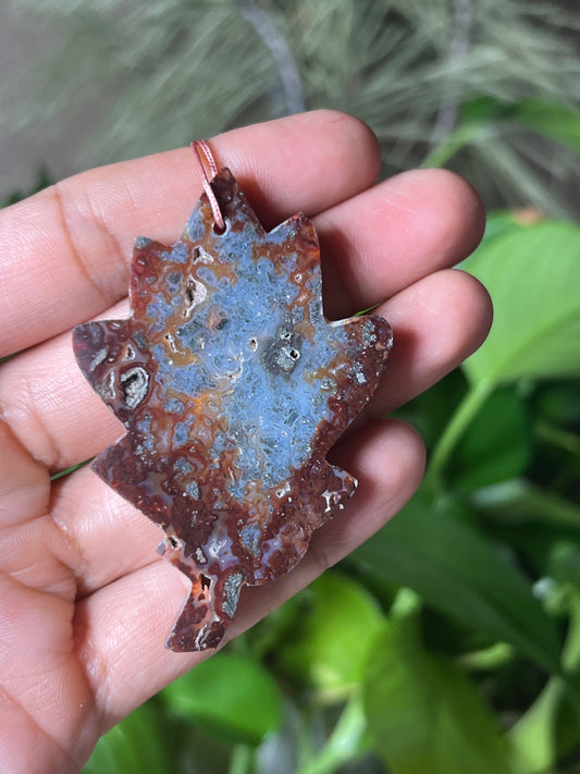 Marcasite Leaf Ornament