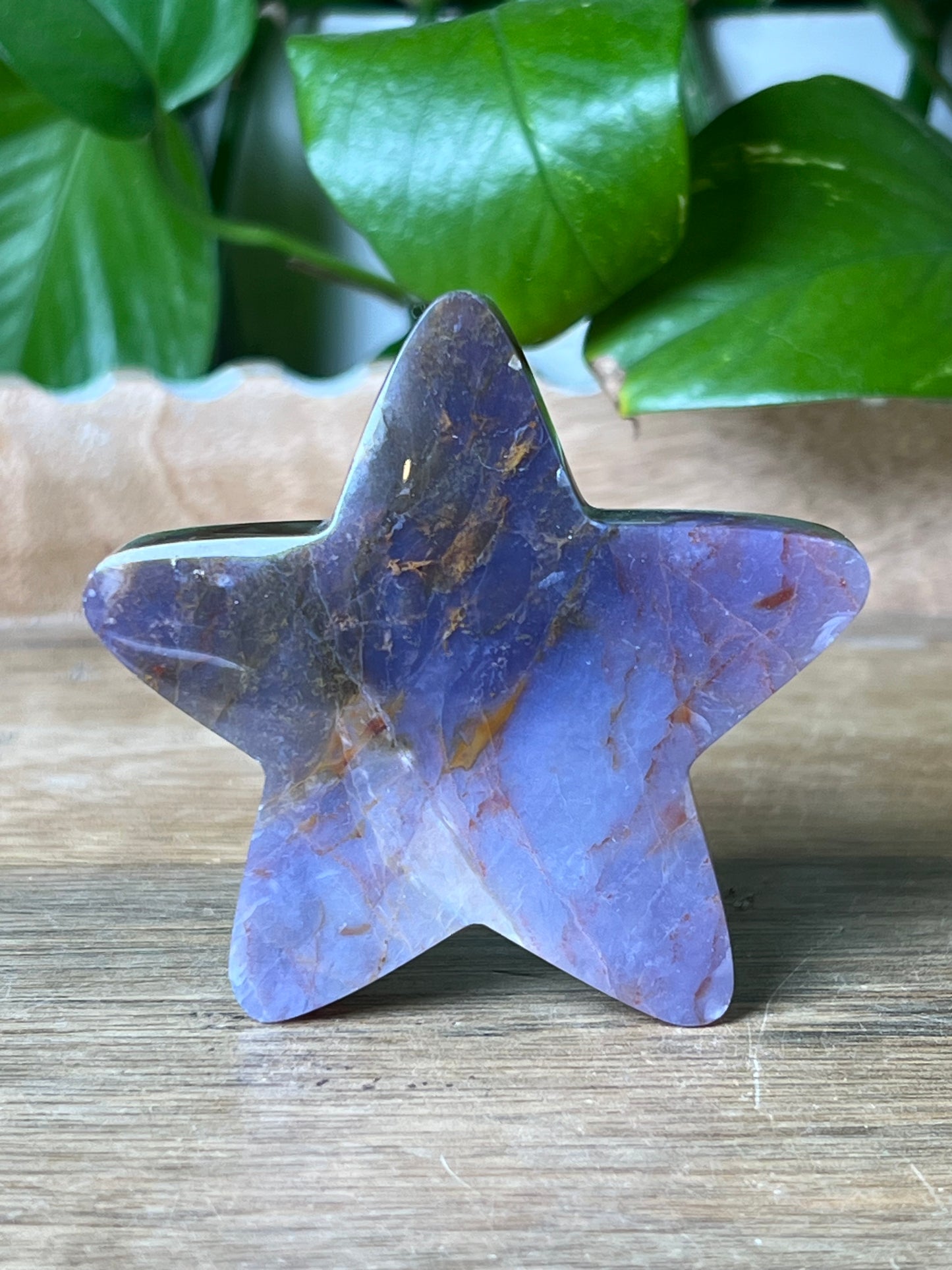 Purple Chalcedony Star