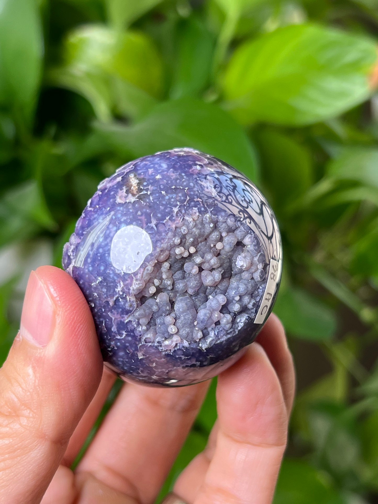 Grape Agate Sphere