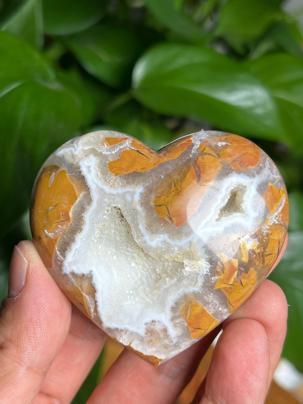 Brecciated Jasper Hearts