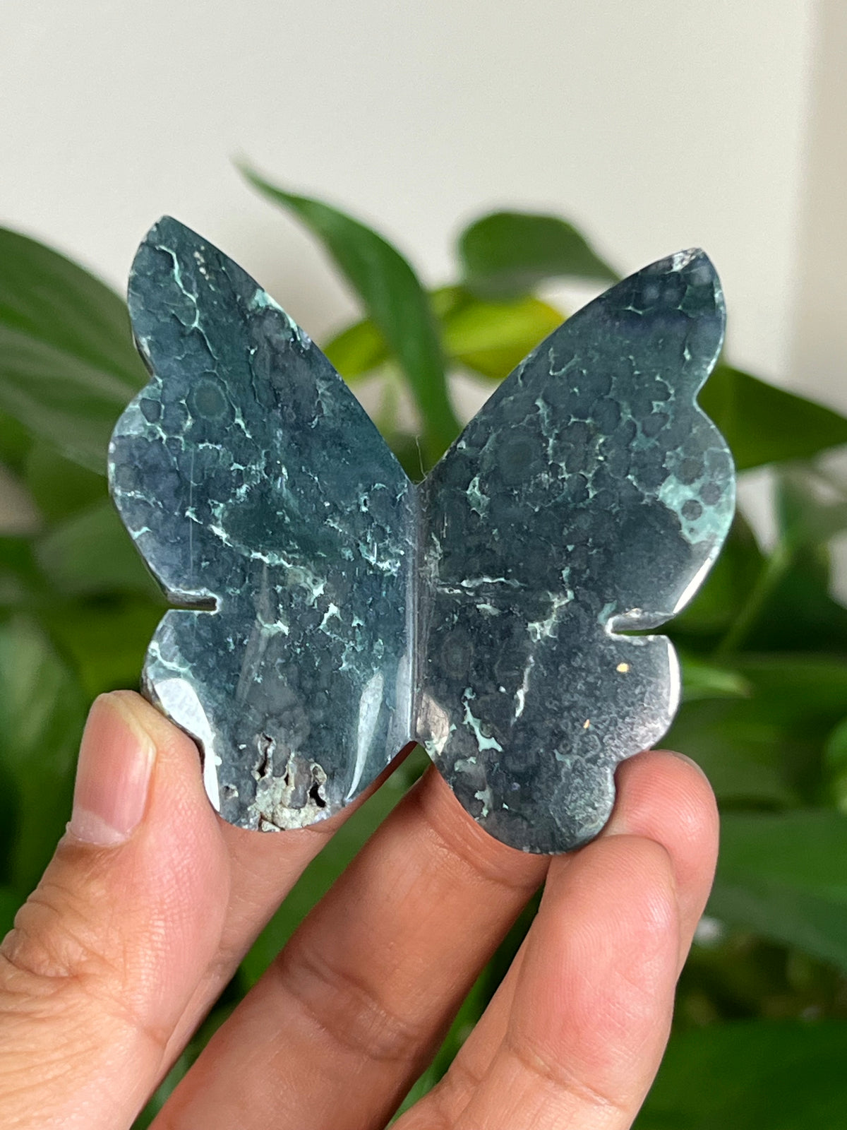 Grape Agate 3D Butterflies