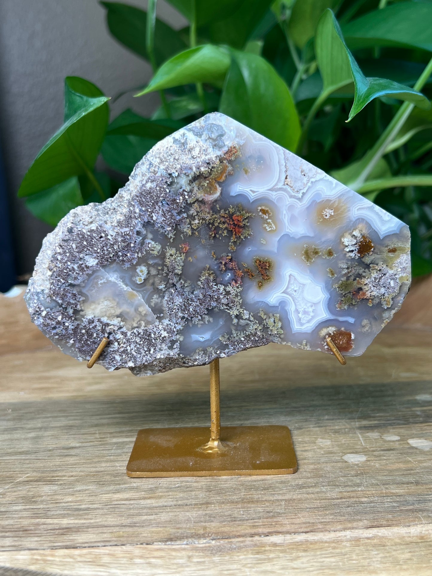Scenic Moss Agate Slab