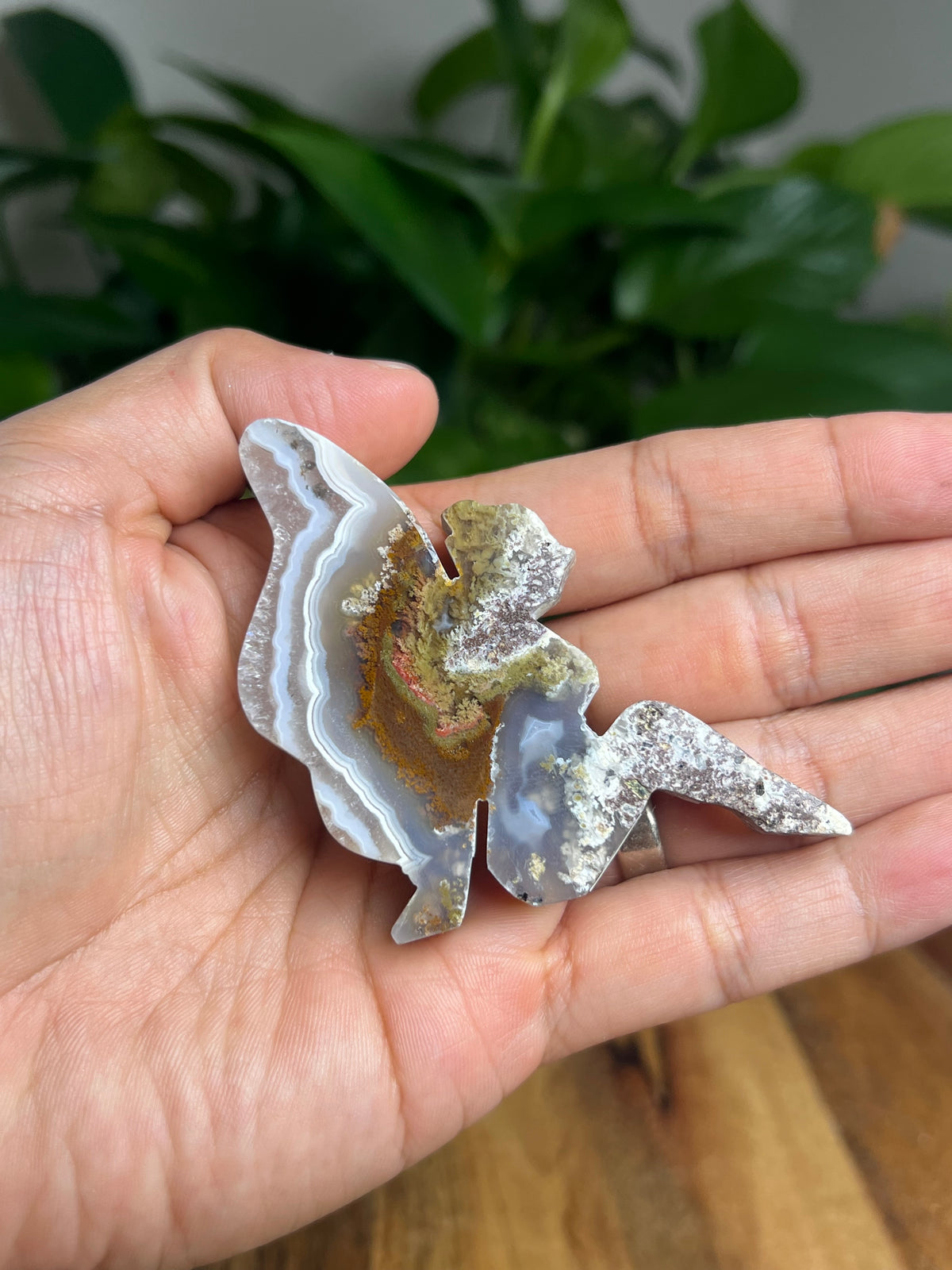 Scenic Moss Agate Pixie Fairy: E