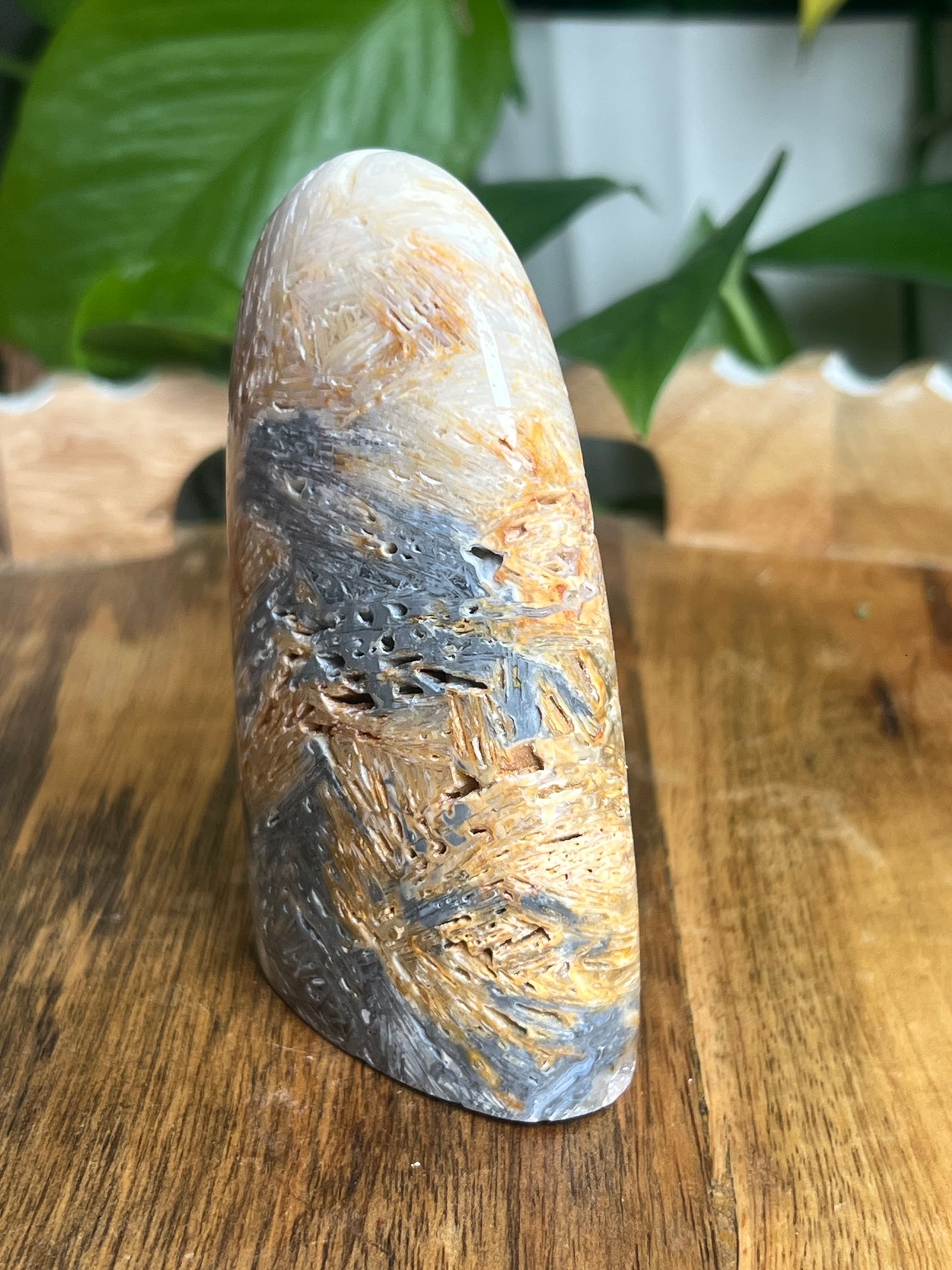 Tube Agate Freeform PC